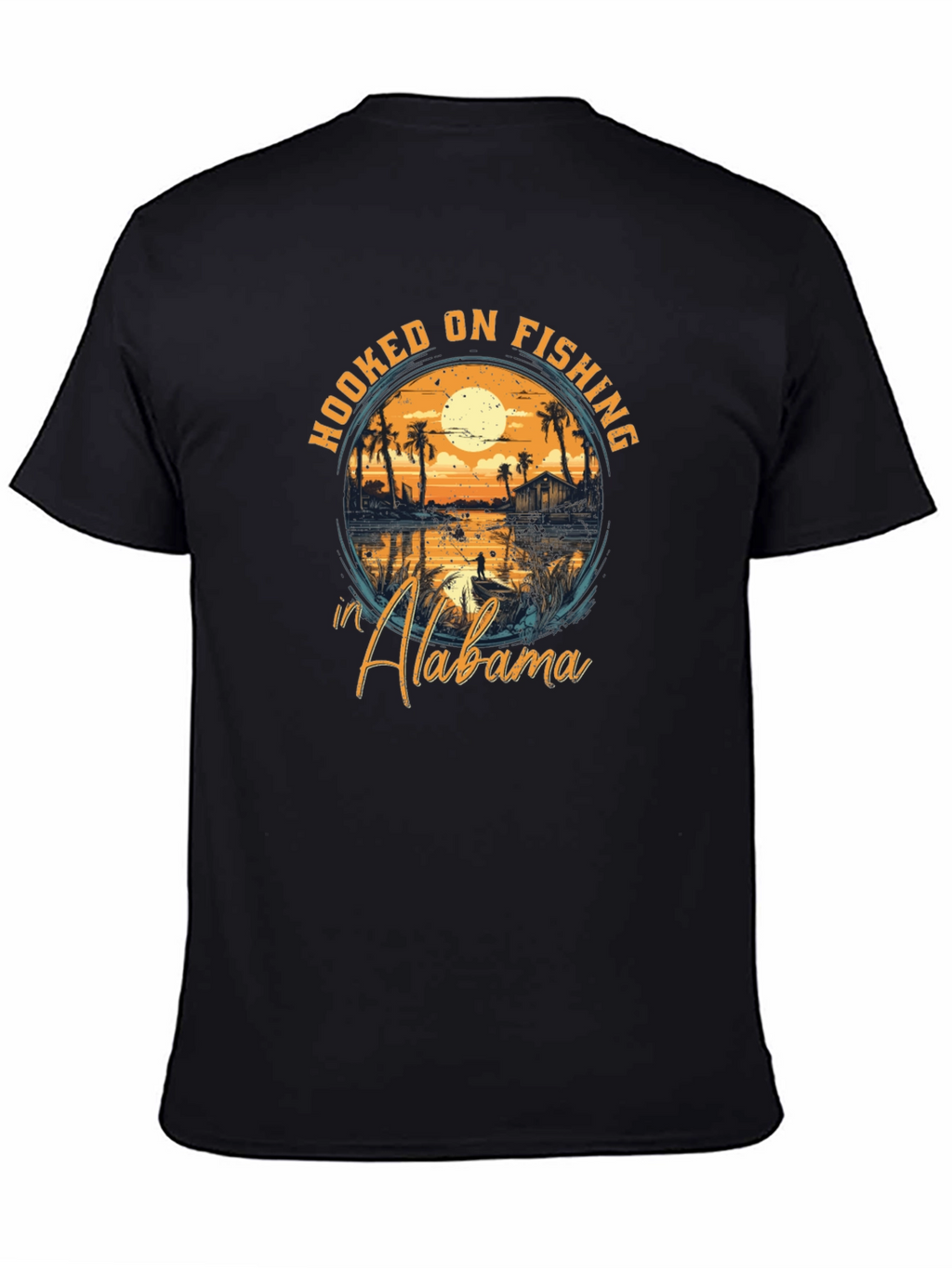 Hooked on Fishing in Alabama Tee