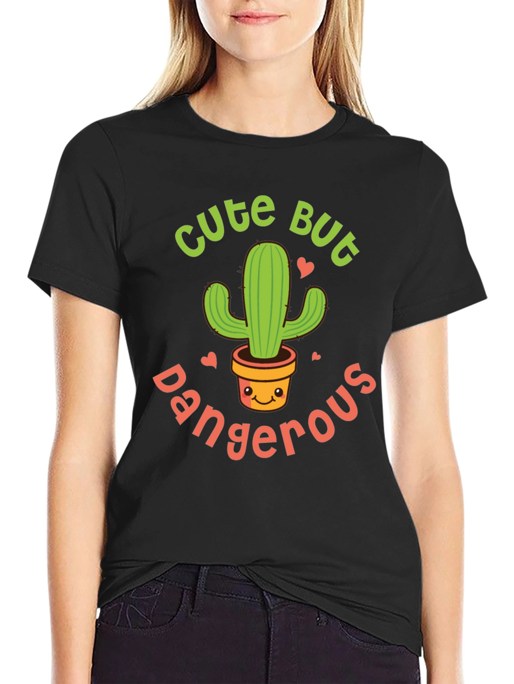 Cute But Dangerous Cactus Graphic Tee - Unisex