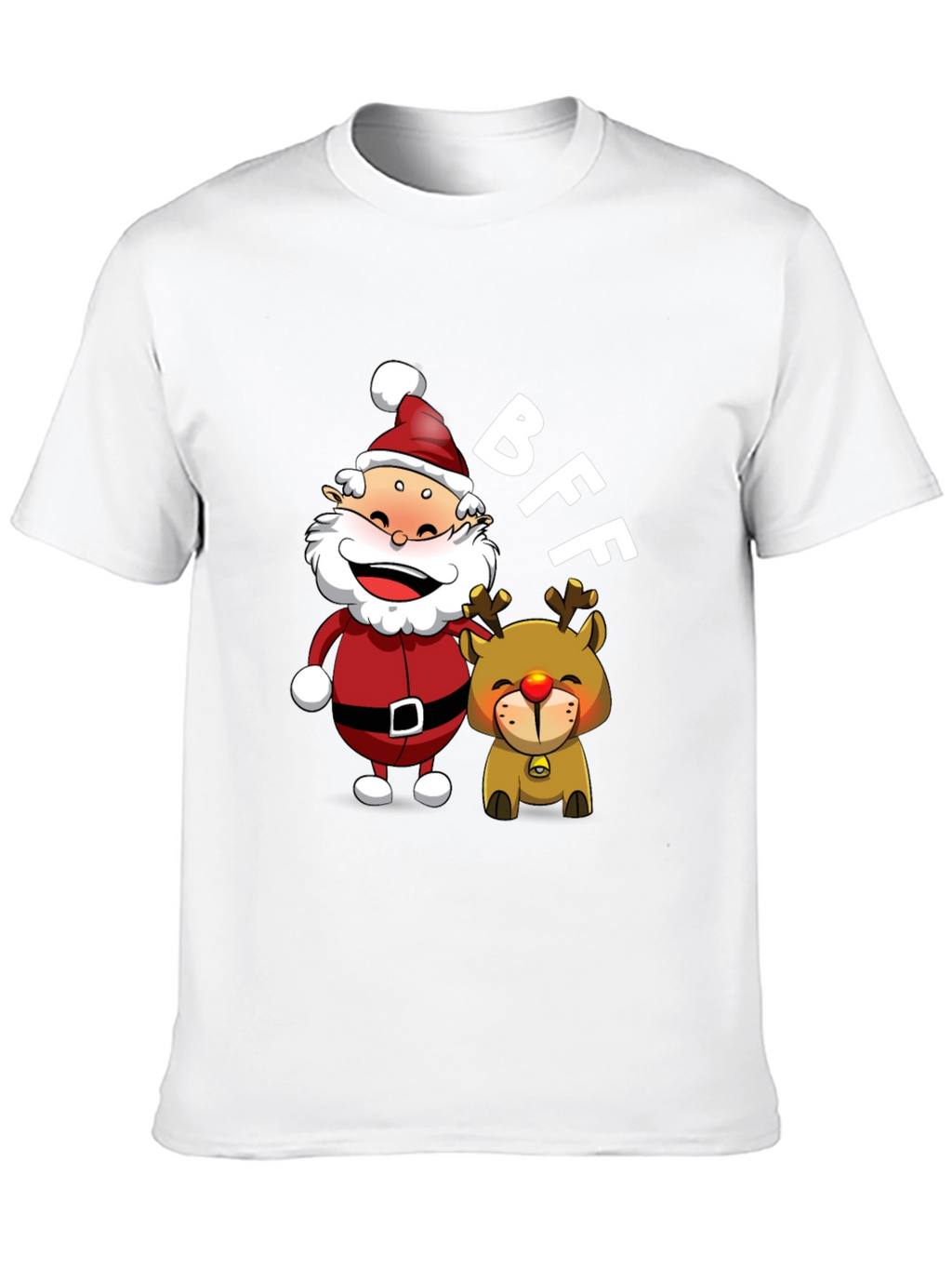 BFF Santa & Reindeer Graphic Tee