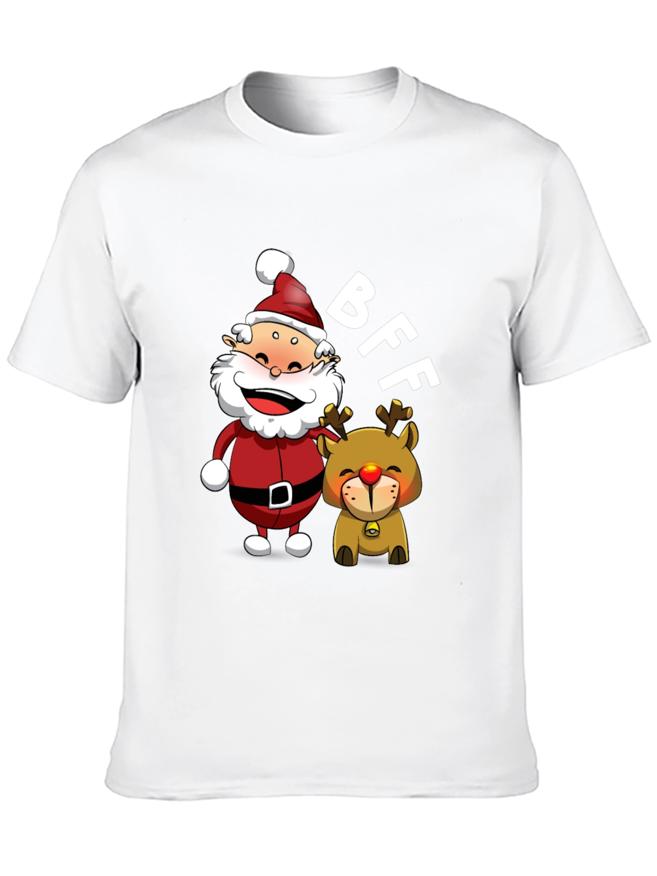 BFF Santa & Reindeer Graphic Tee