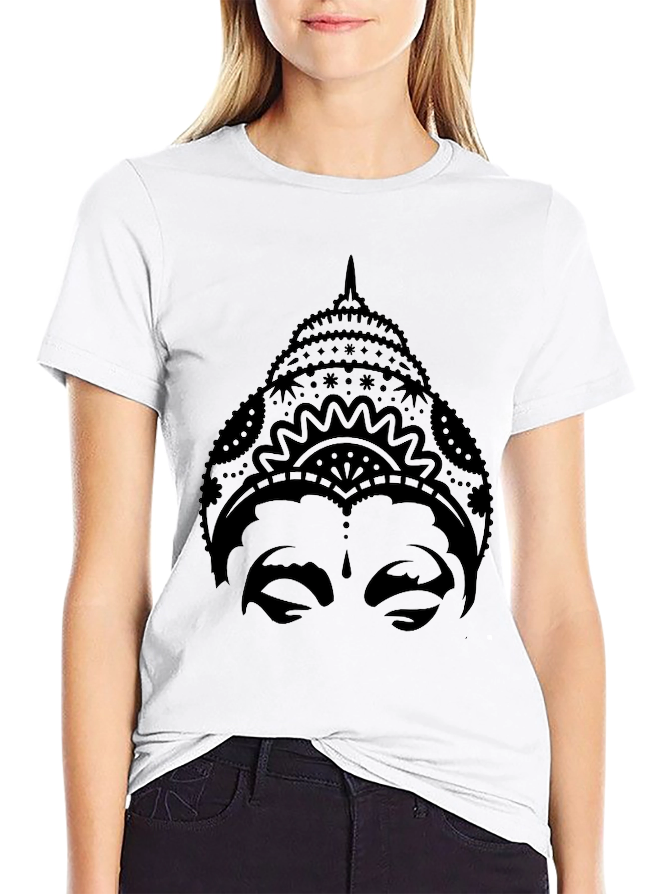 Buddha Graphic Black T-Shirt