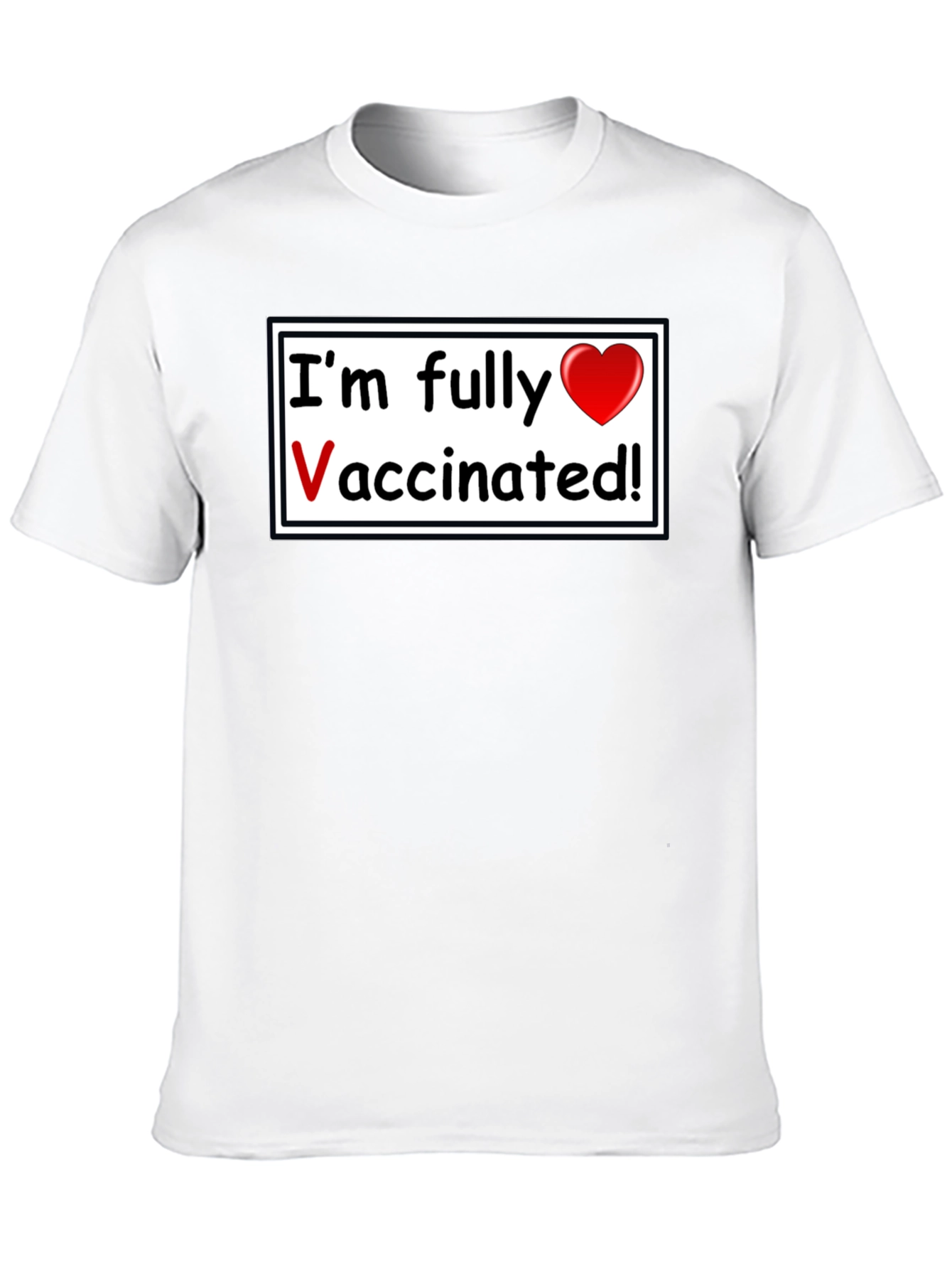 Fully Vaccinated T-Shirt - Black Casual Wear