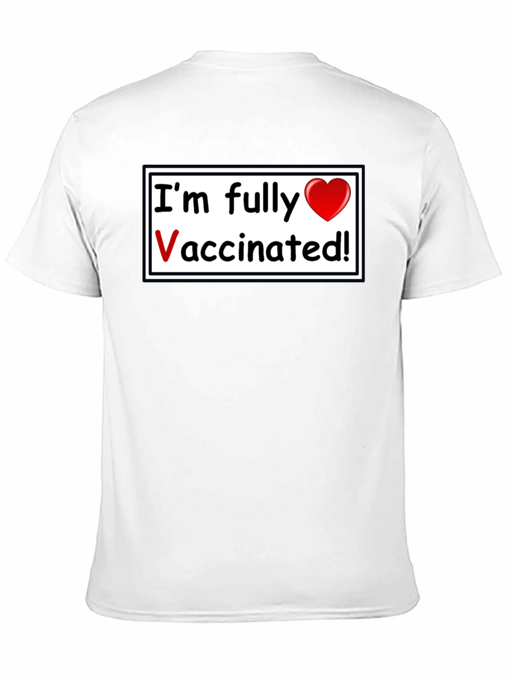 Fully Vaccinated T-Shirt - Black Casual Wear