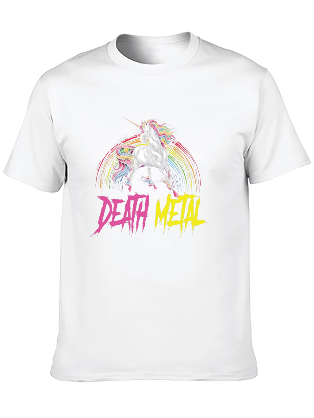 Death Metal Unicorn Black T-Shirt