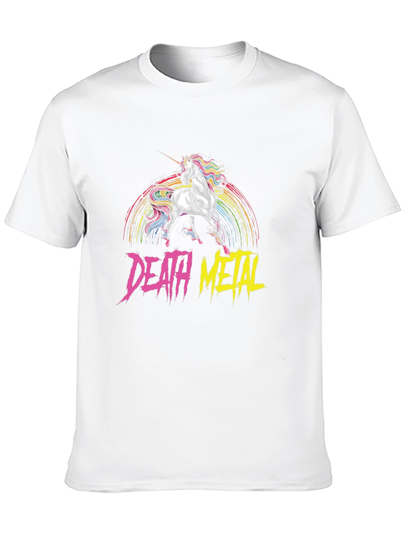 Death Metal Unicorn Black T-Shirt