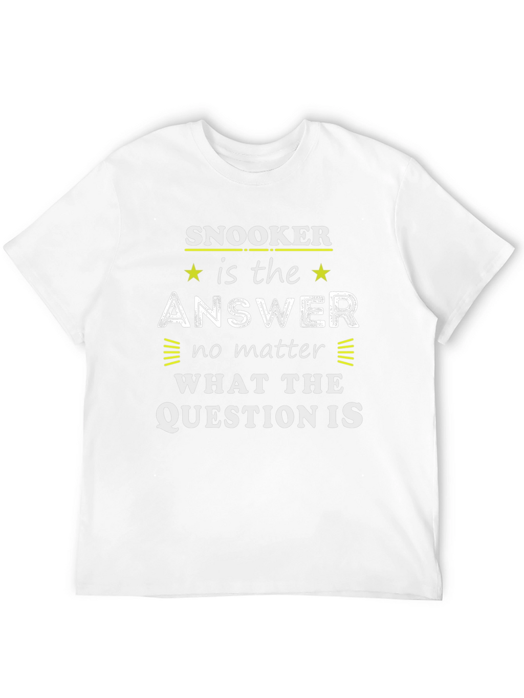 Snooker is the Answer T-Shirt