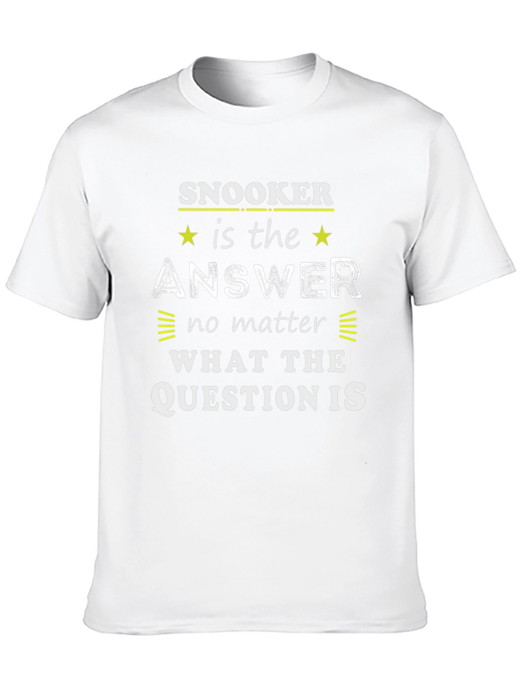 Snooker is the Answer T-Shirt