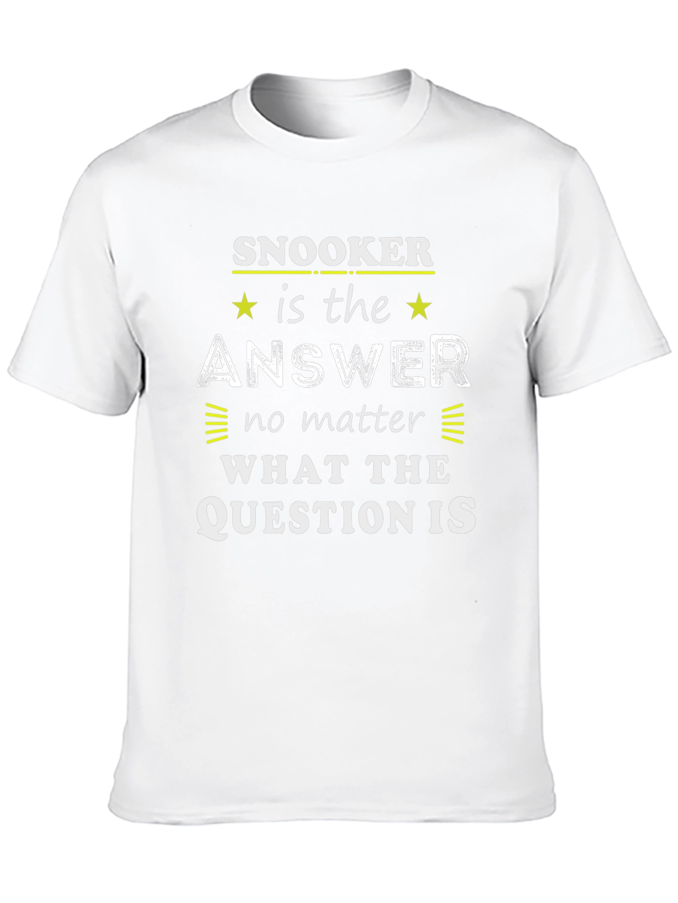 Snooker is the Answer T-Shirt