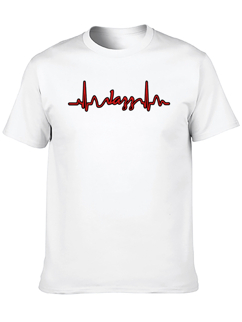 Wazzup Heartbeat Graphic Tee - Black