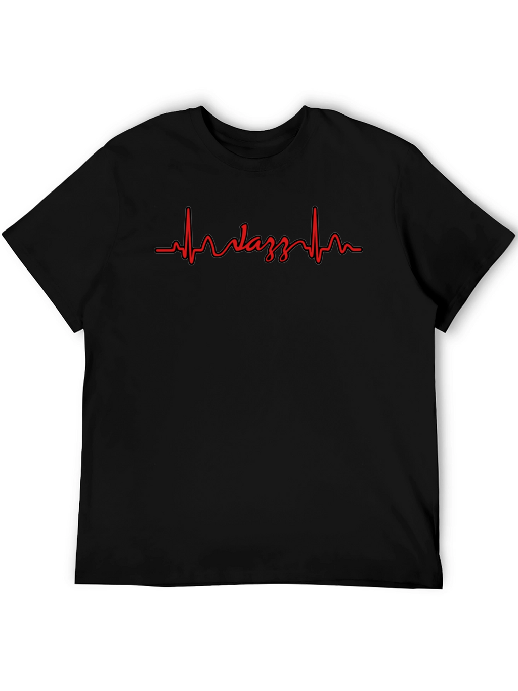 Wazzup Heartbeat Graphic Tee - Black