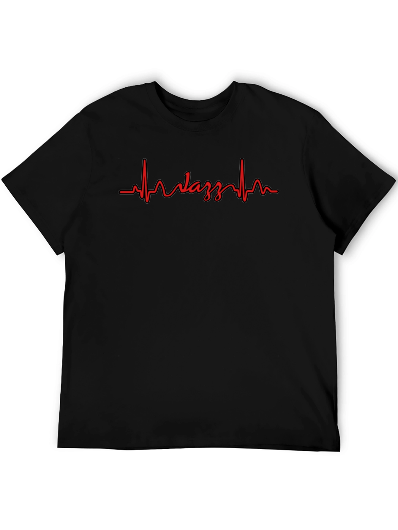 Wazzup Heartbeat Graphic Tee - Black