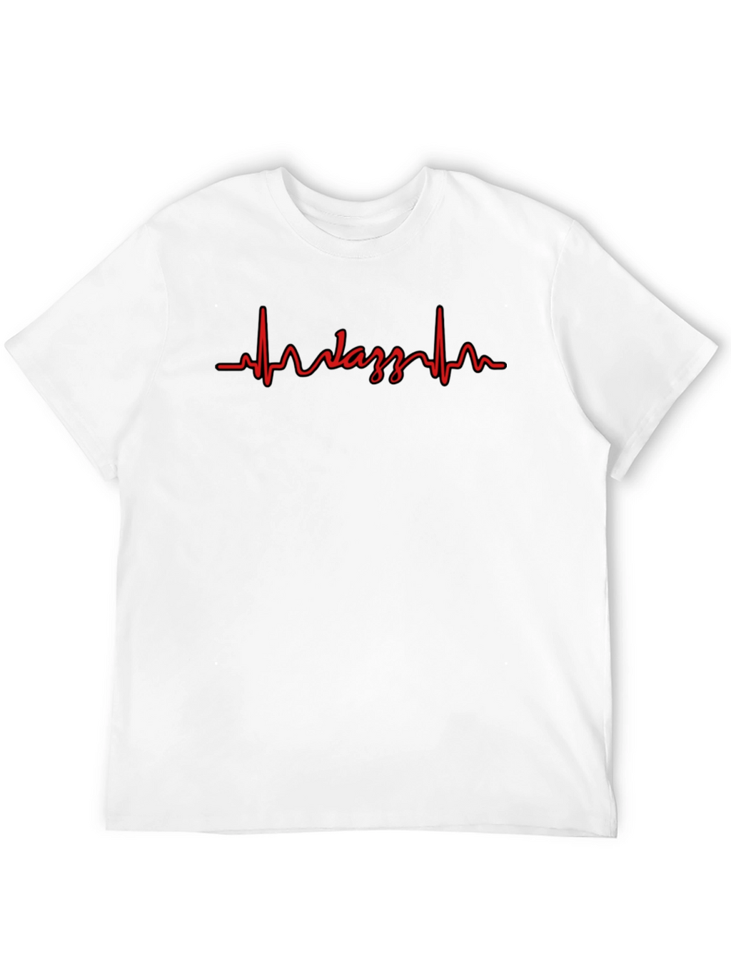 Wazzup Heartbeat Graphic Tee - Black