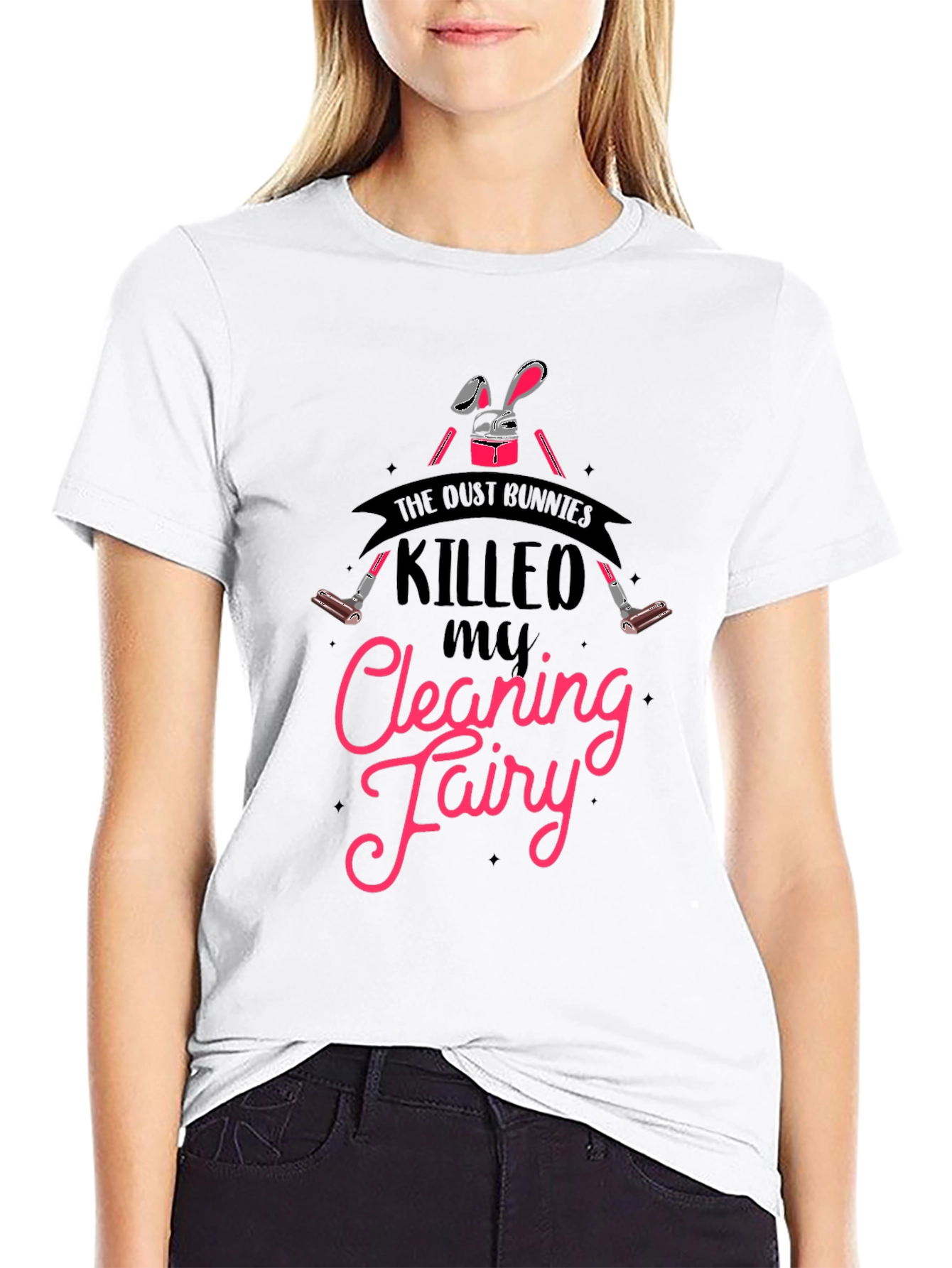 Dust Bunnies Cleaning Fairy T-Shirt