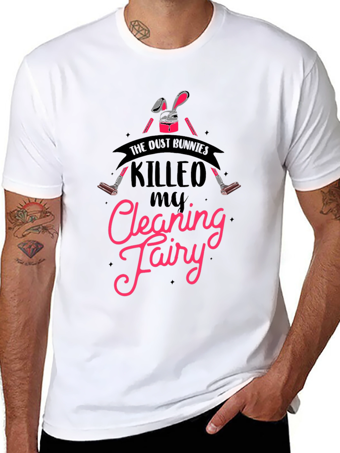 Dust Bunnies Cleaning Fairy T-Shirt