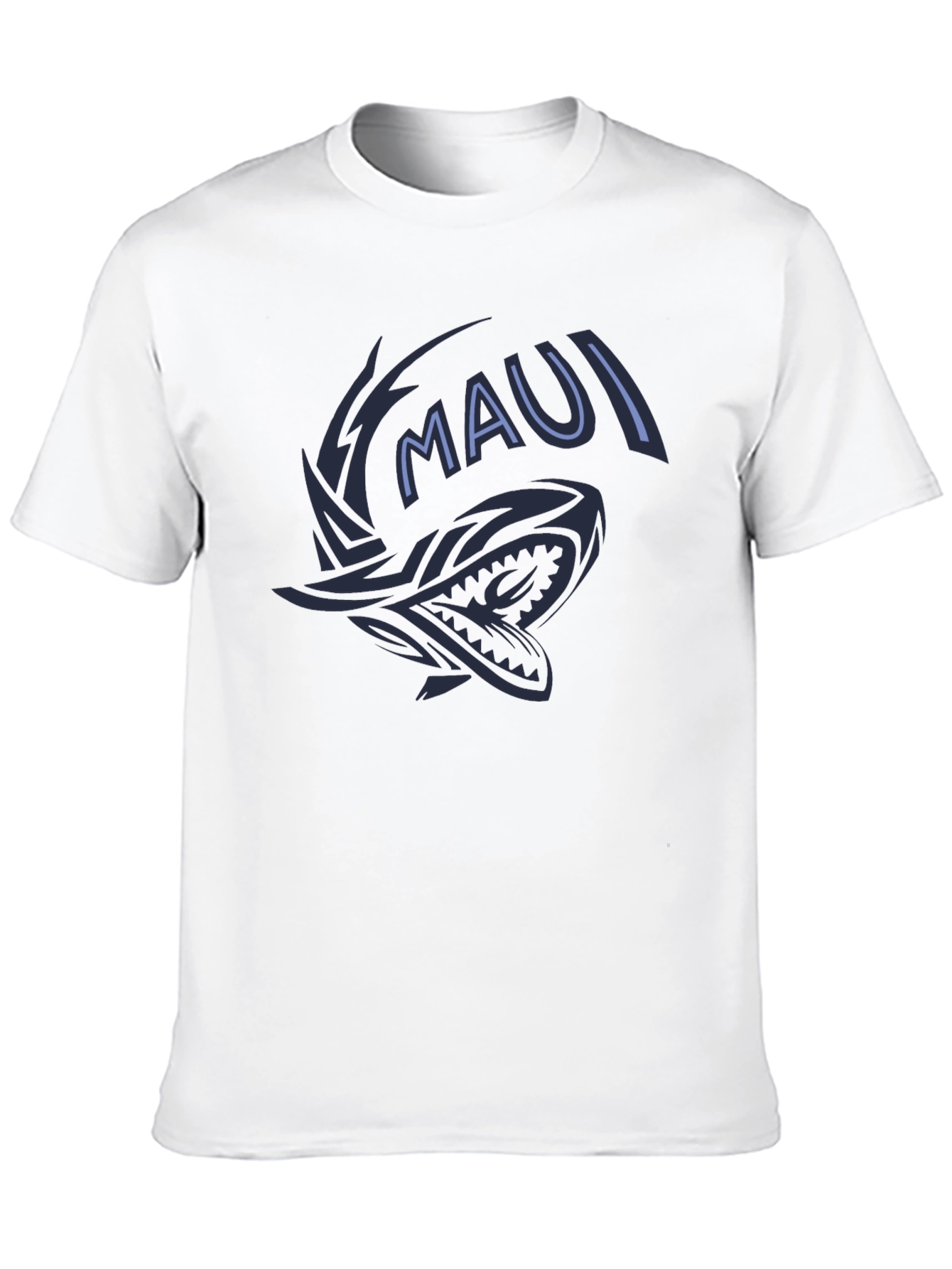 Maui Shark Graphic Tee - Black