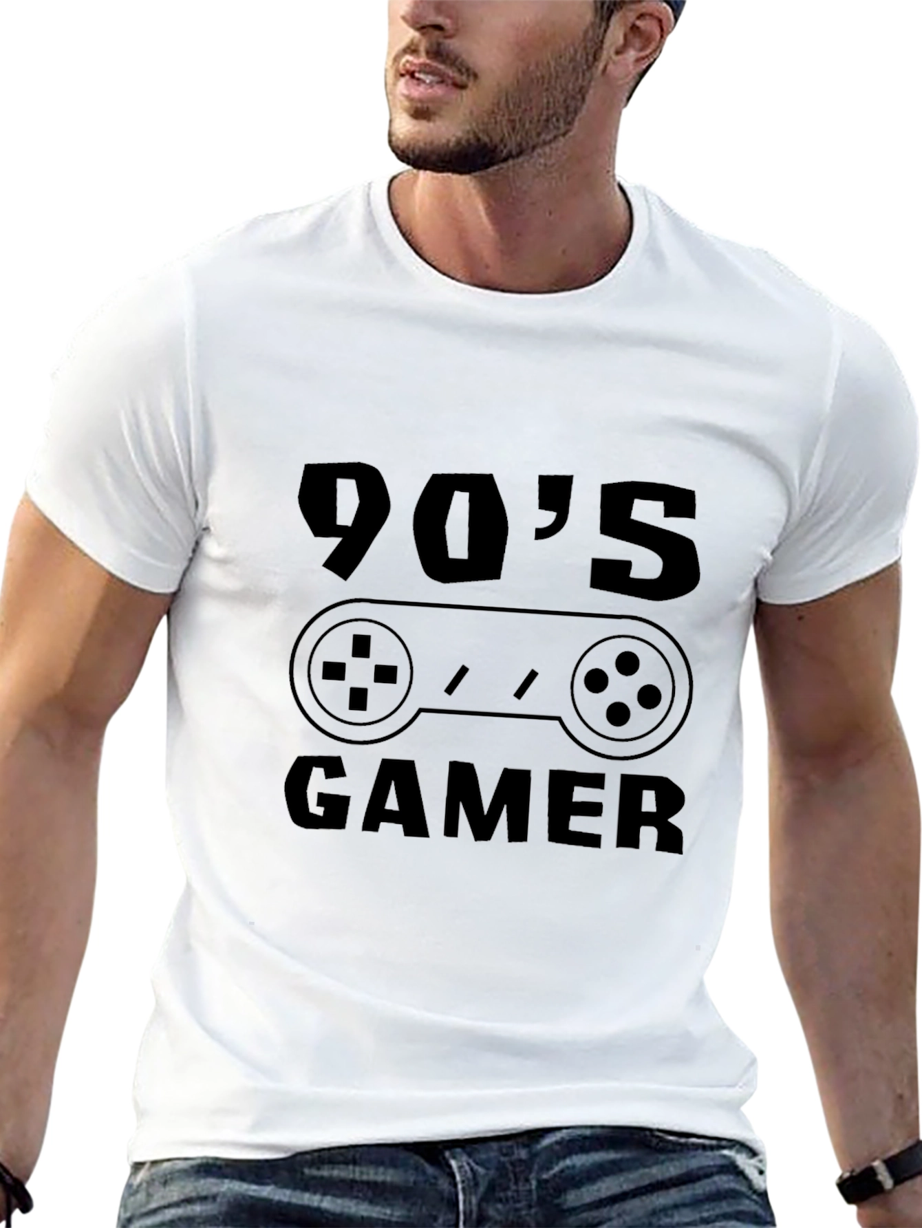 90s Gamer T-Shirt - Retro Gaming Style!