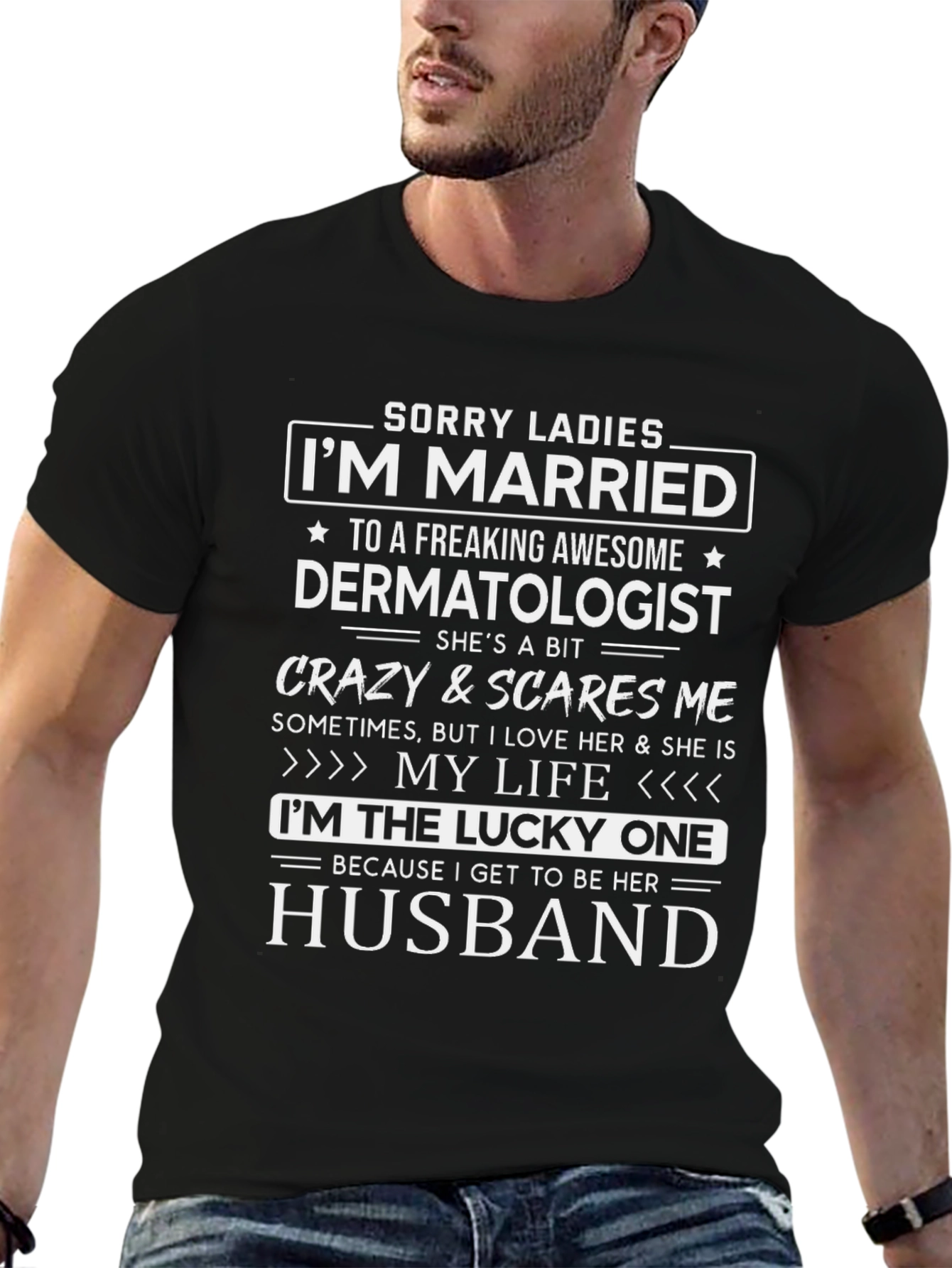Married to Dermatologist Novelty T-Shirt