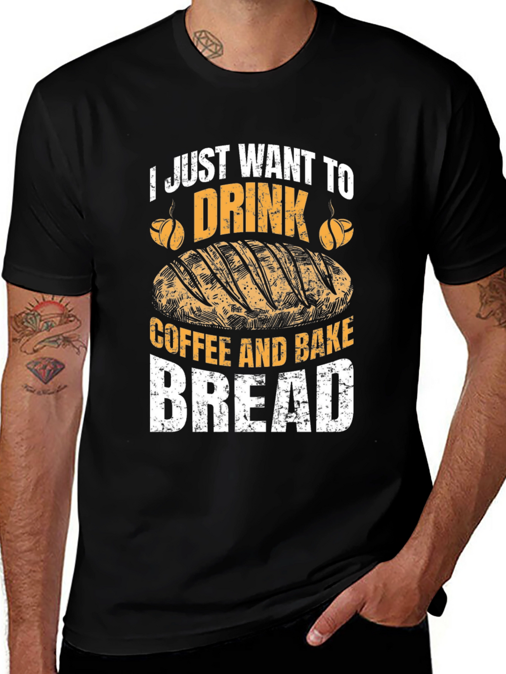 Coffee and Bread Lovers Tee