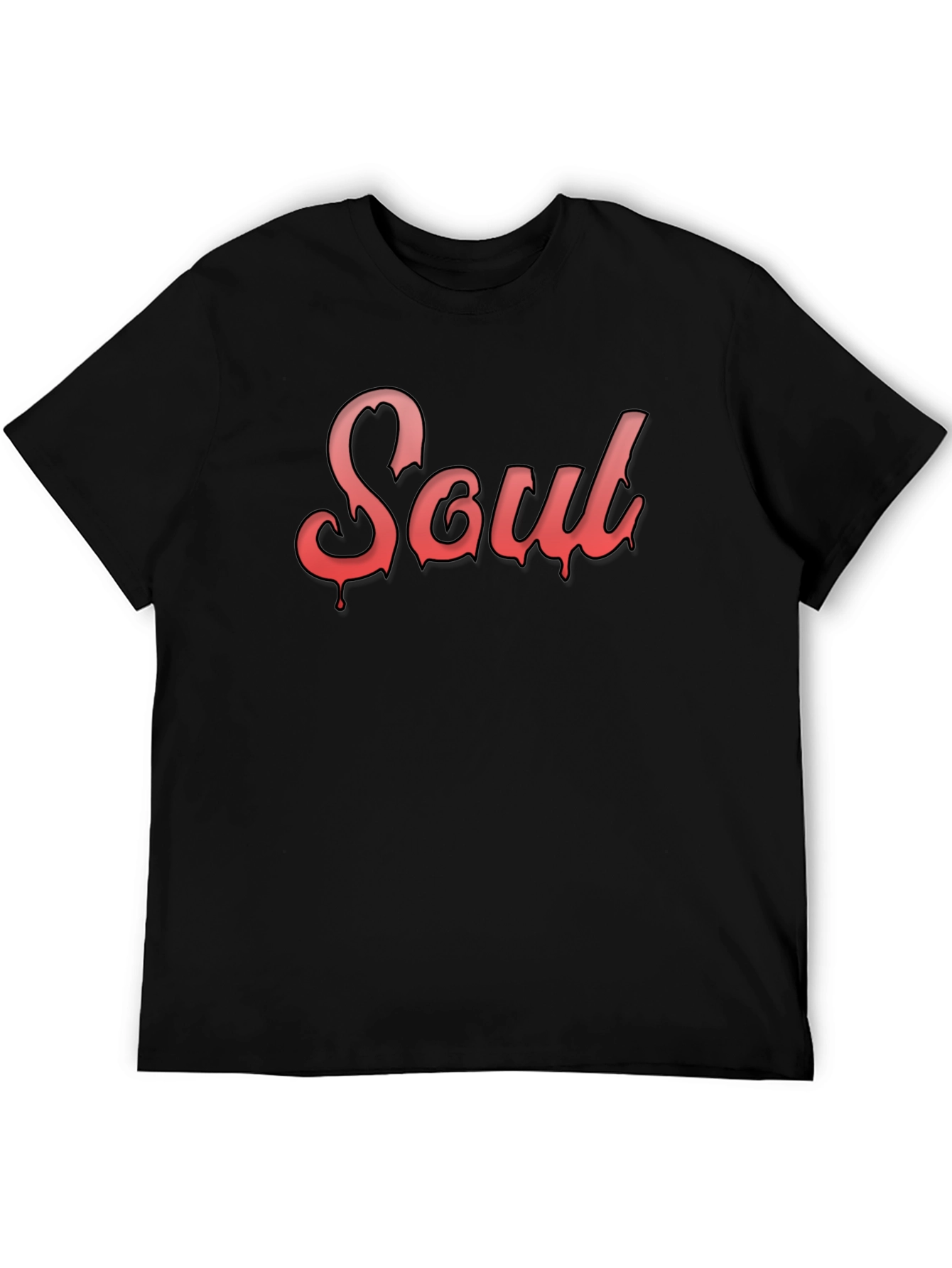 Soul Drip Graphic T-Shirt - Trendy Black Tee