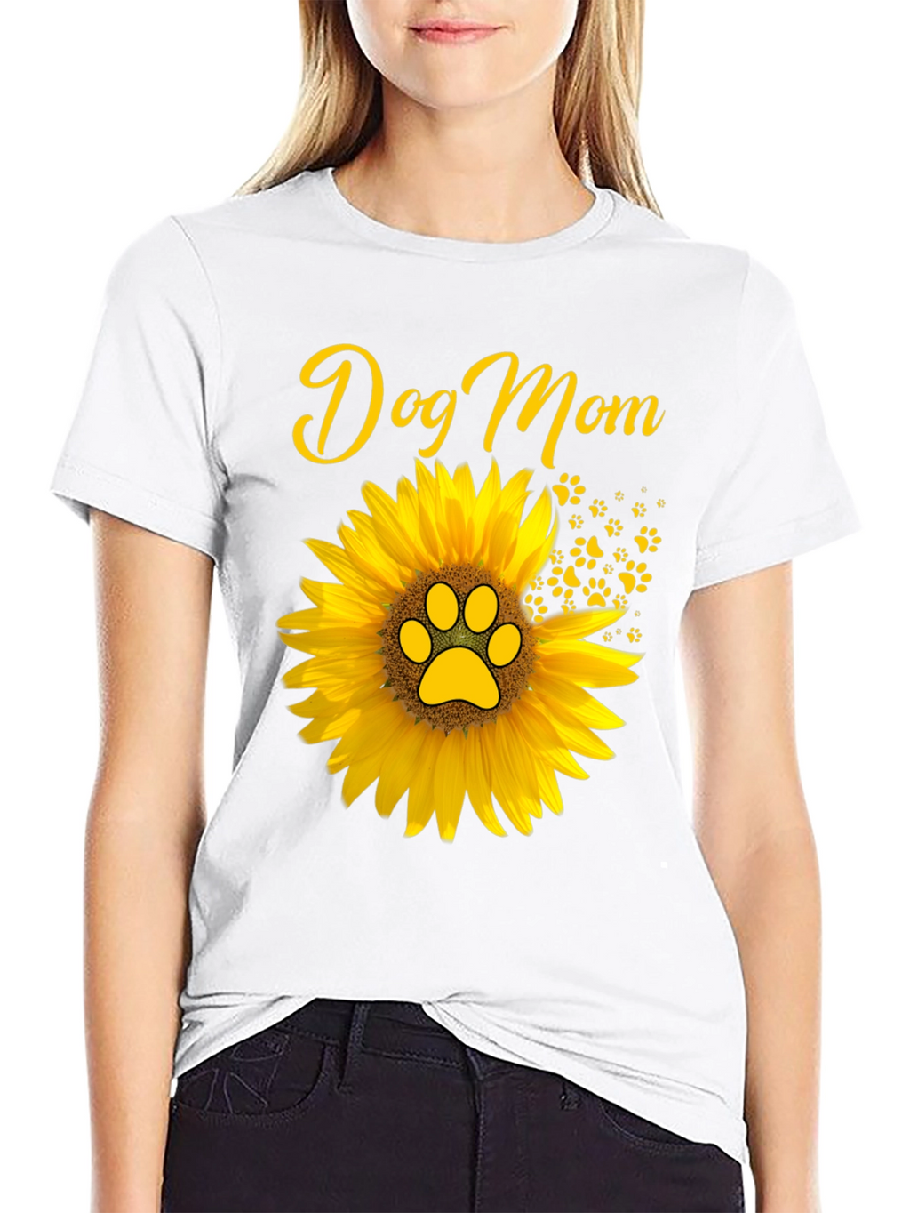 Dog Mom Sunflower T-Shirt