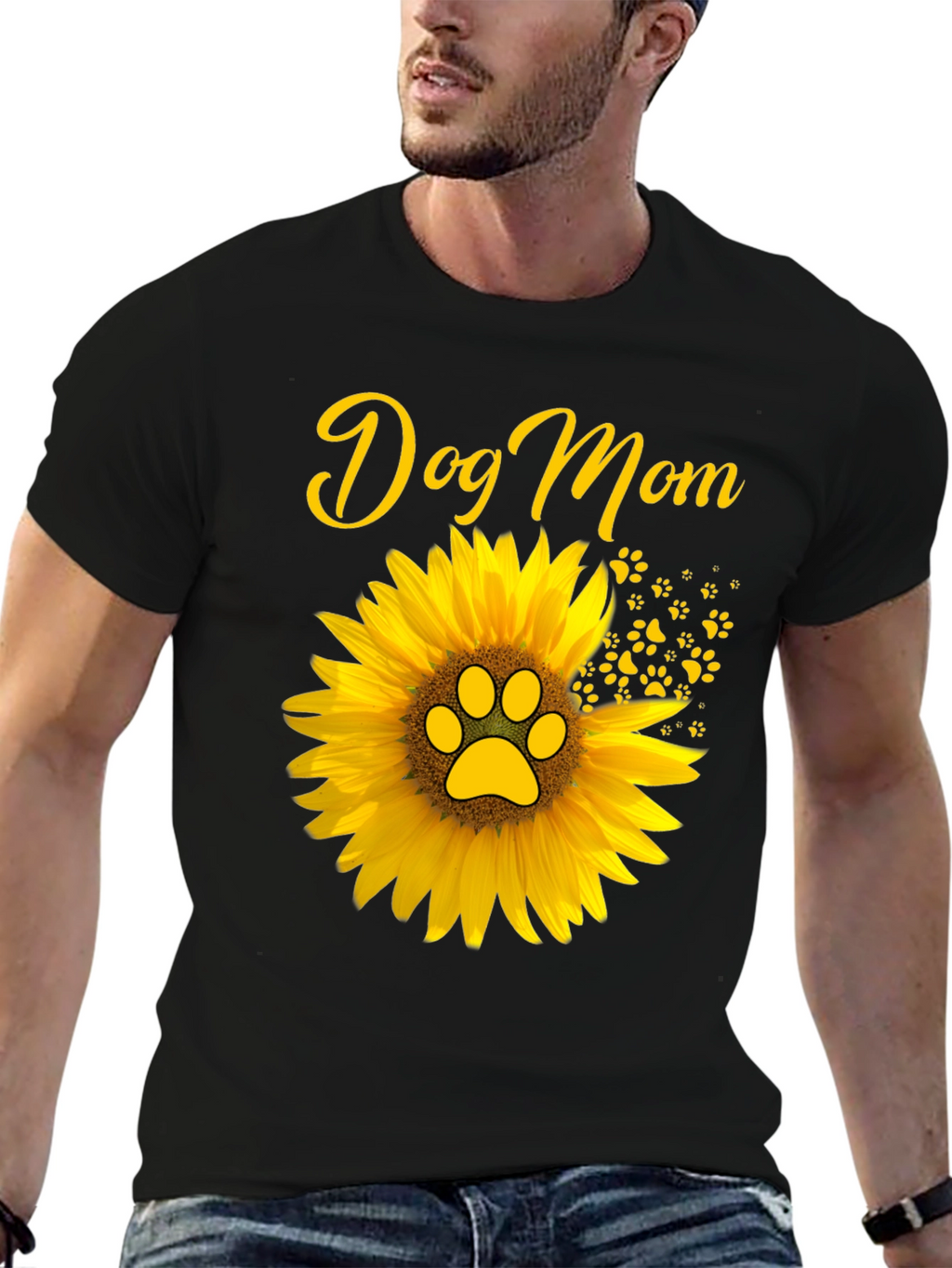 Dog Mom Sunflower T-Shirt