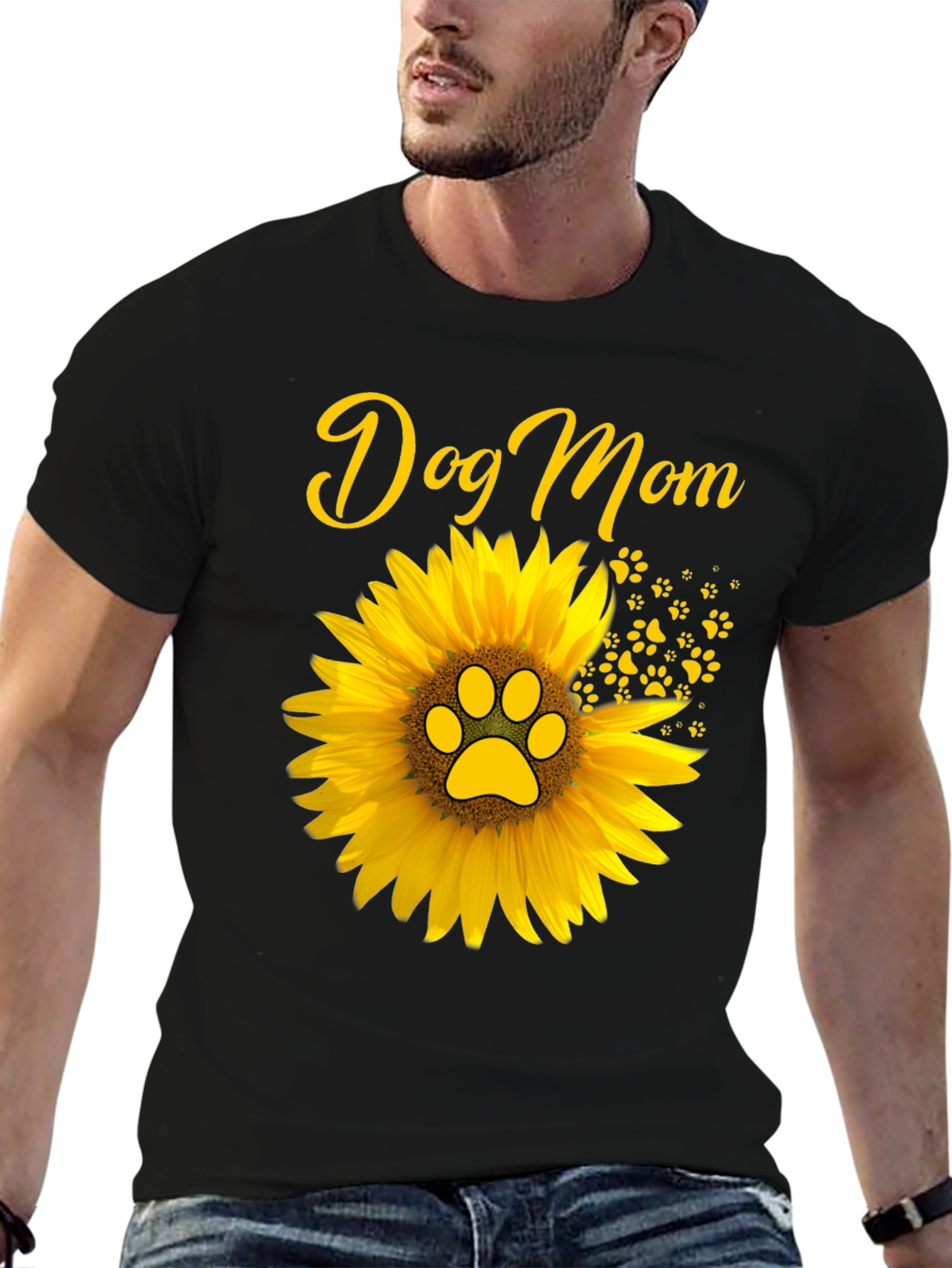 Dog Mom Sunflower T-Shirt