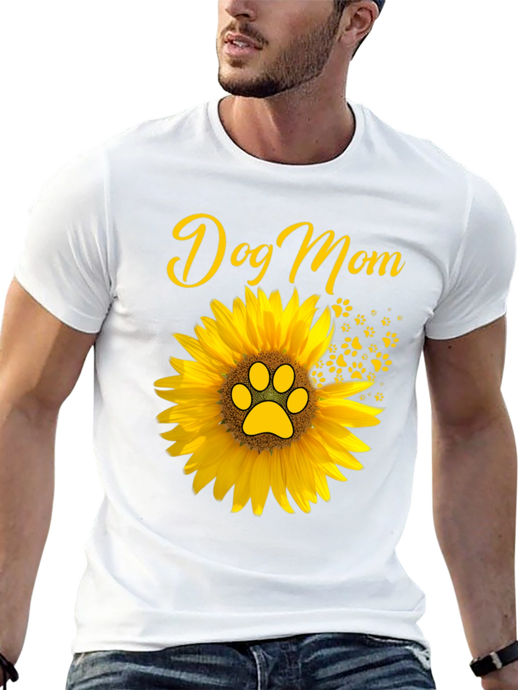 Dog Mom Sunflower T-Shirt