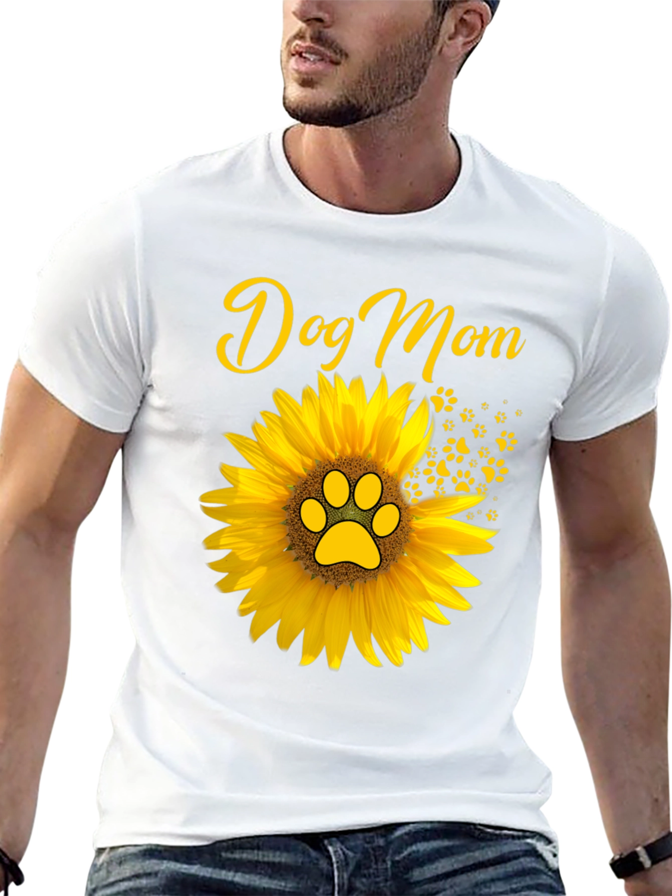 Dog Mom Sunflower T-Shirt