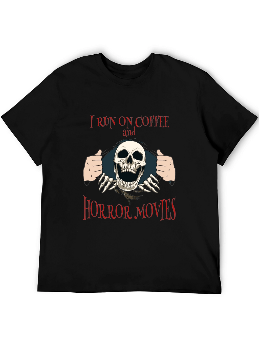 Coffee and Horror Movies T-Shirt