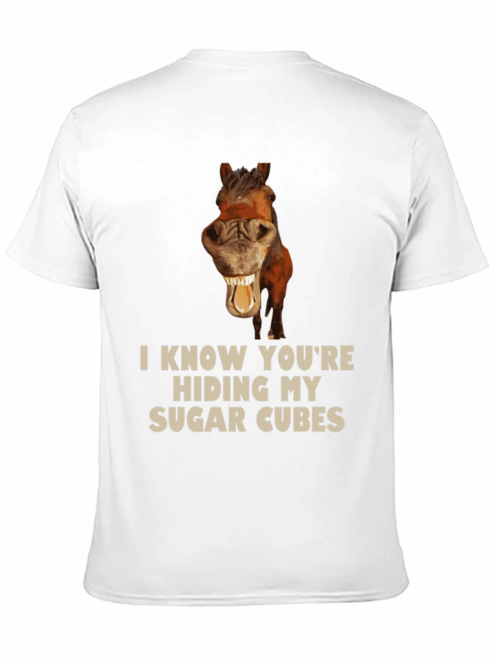Funny Horse Sugar Cubes T-Shirt