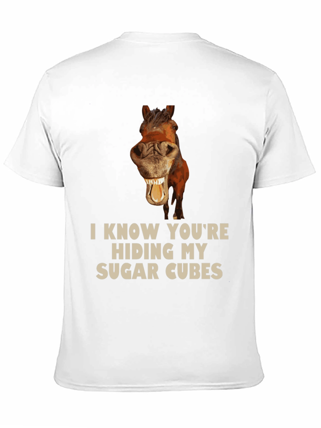 Funny Horse Sugar Cubes T-Shirt