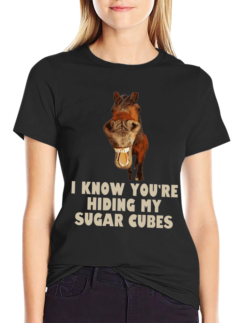 Funny Horse Sugar Cubes T-Shirt
