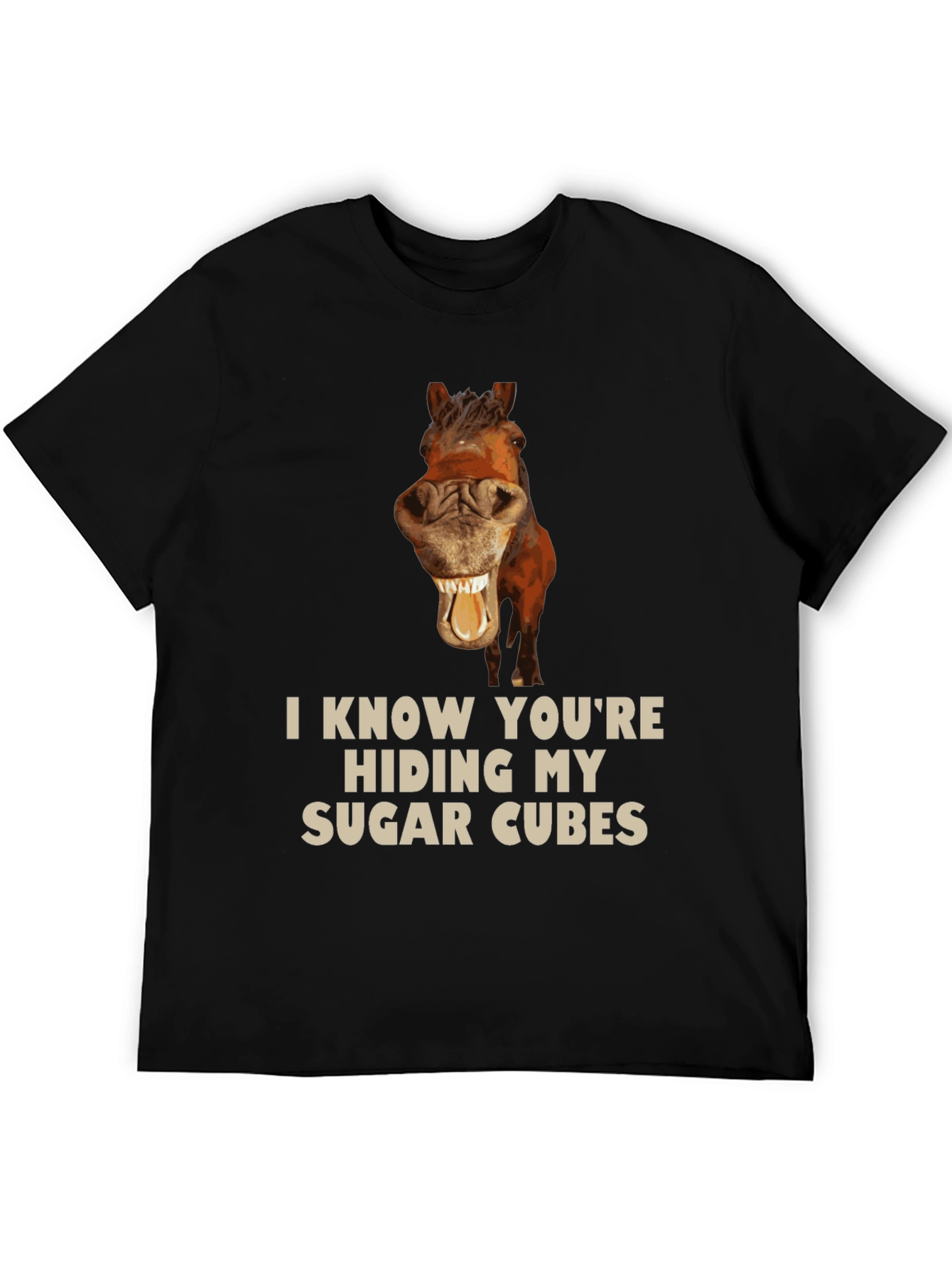 Funny Horse Sugar Cubes T-Shirt