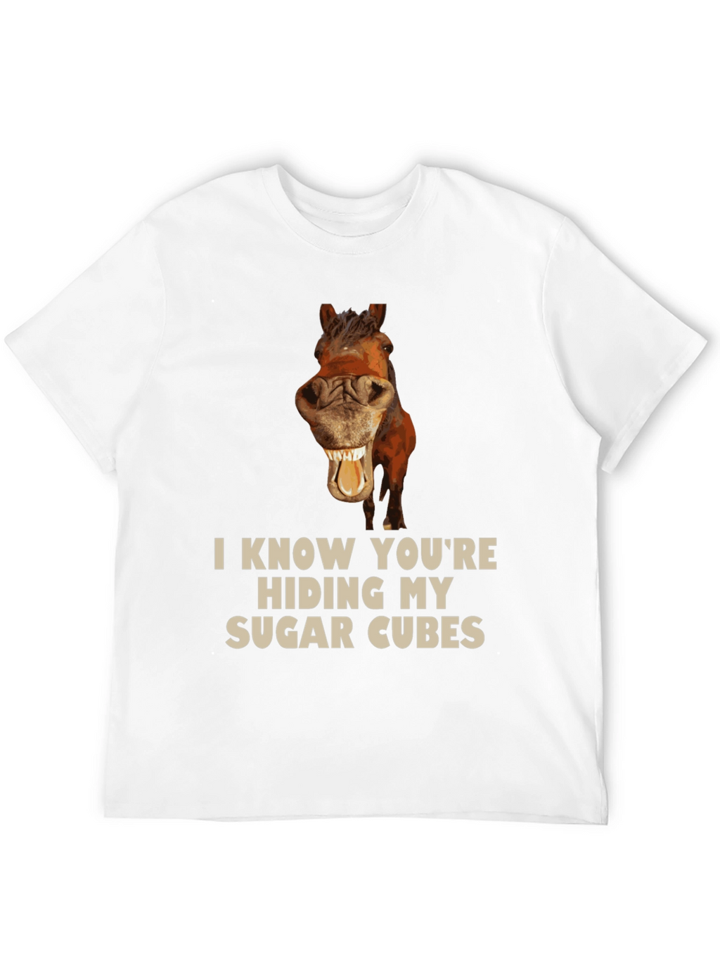 Funny Horse Sugar Cubes T-Shirt