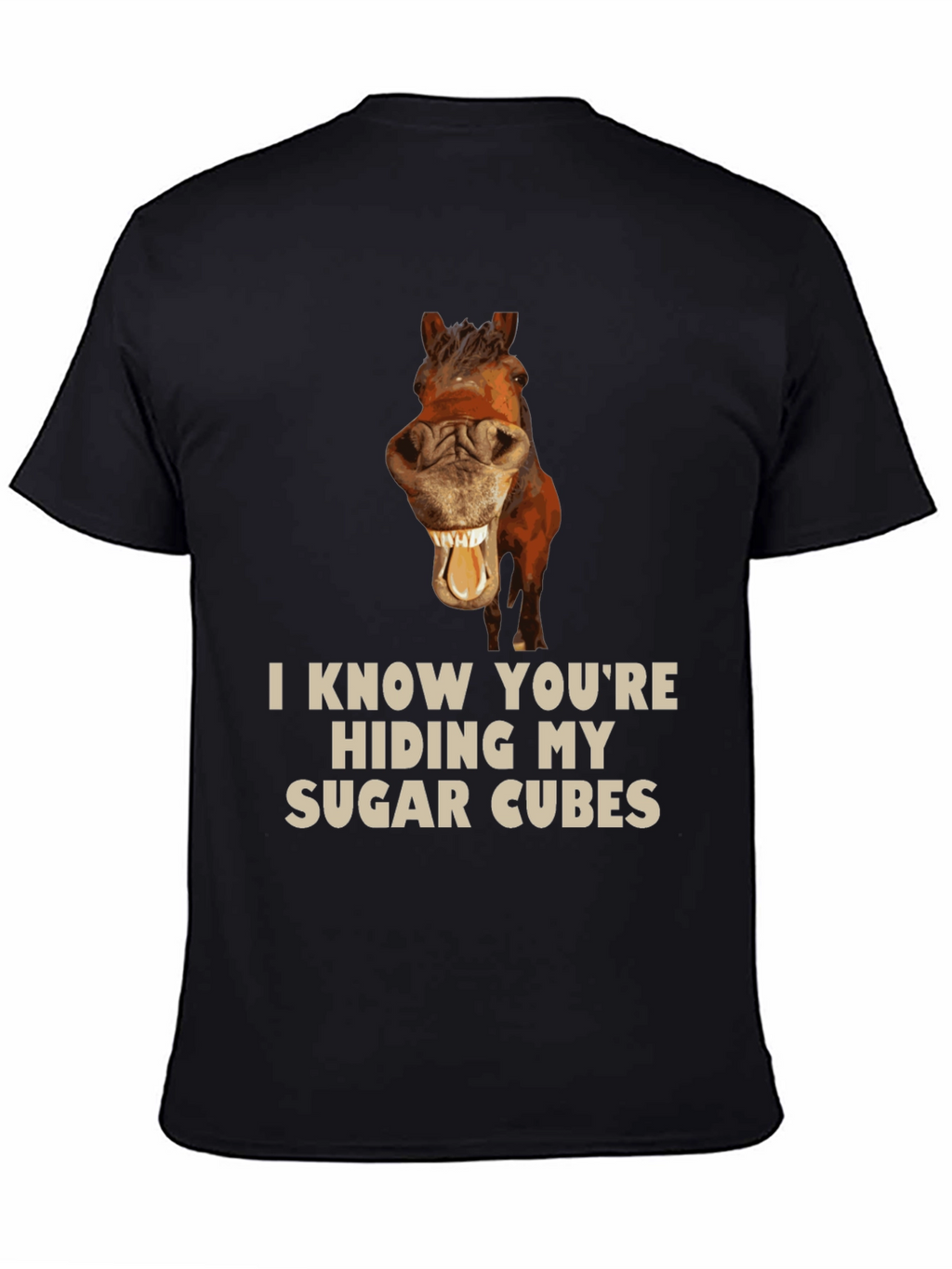 Funny Horse Sugar Cubes T-Shirt