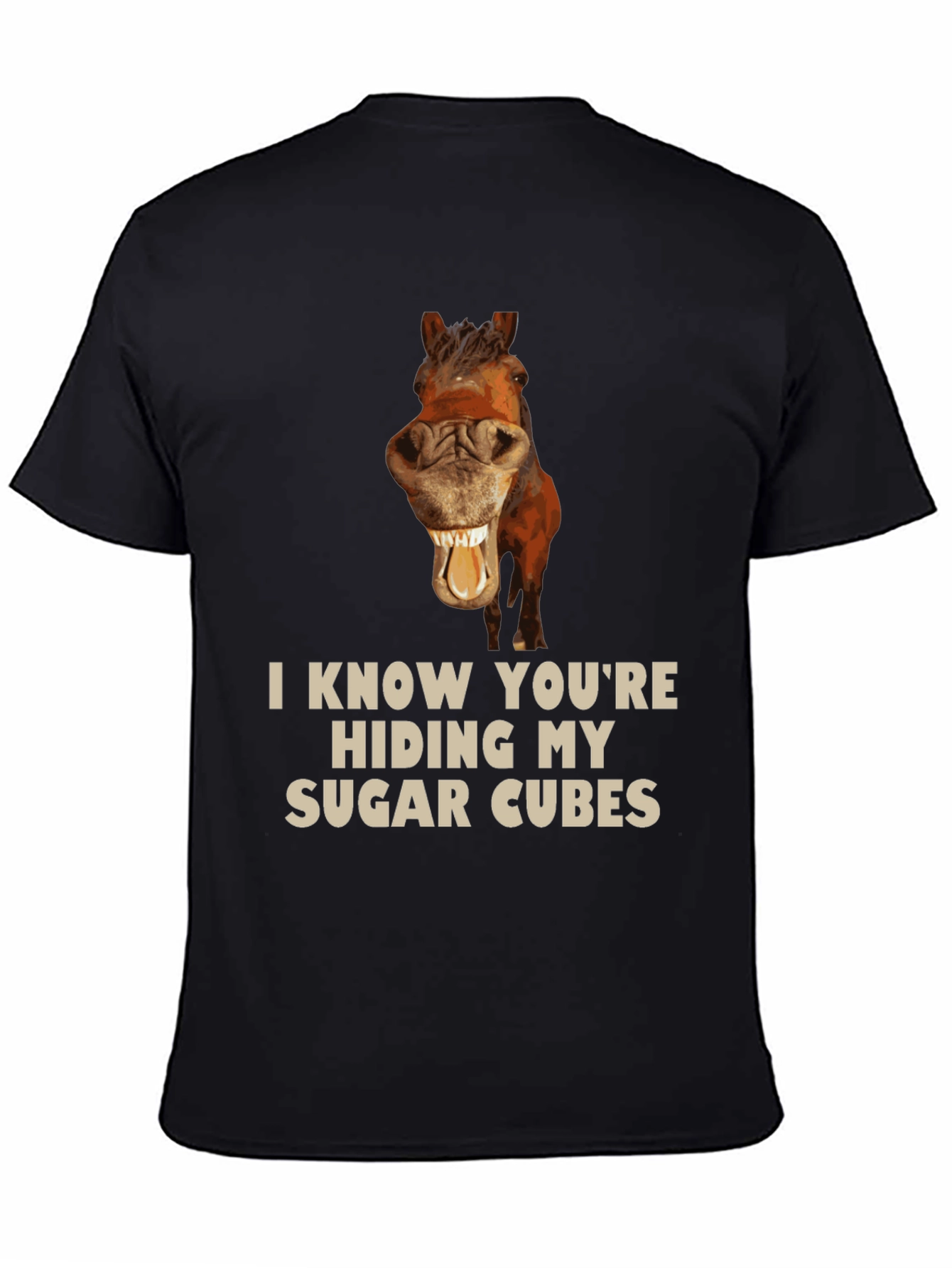 Funny Horse Sugar Cubes T-Shirt