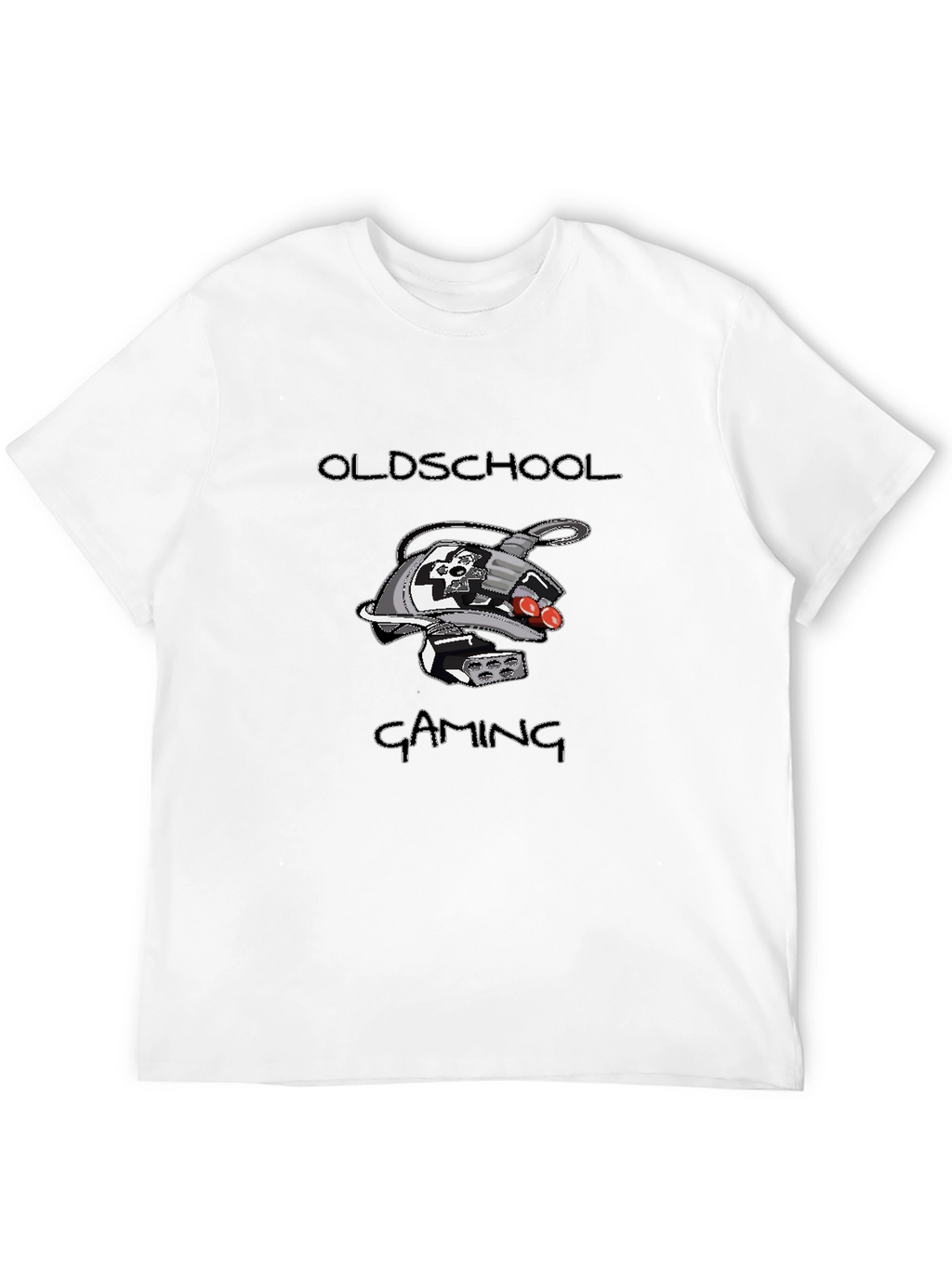 Oldschool Gaming Graphic Tee - Black