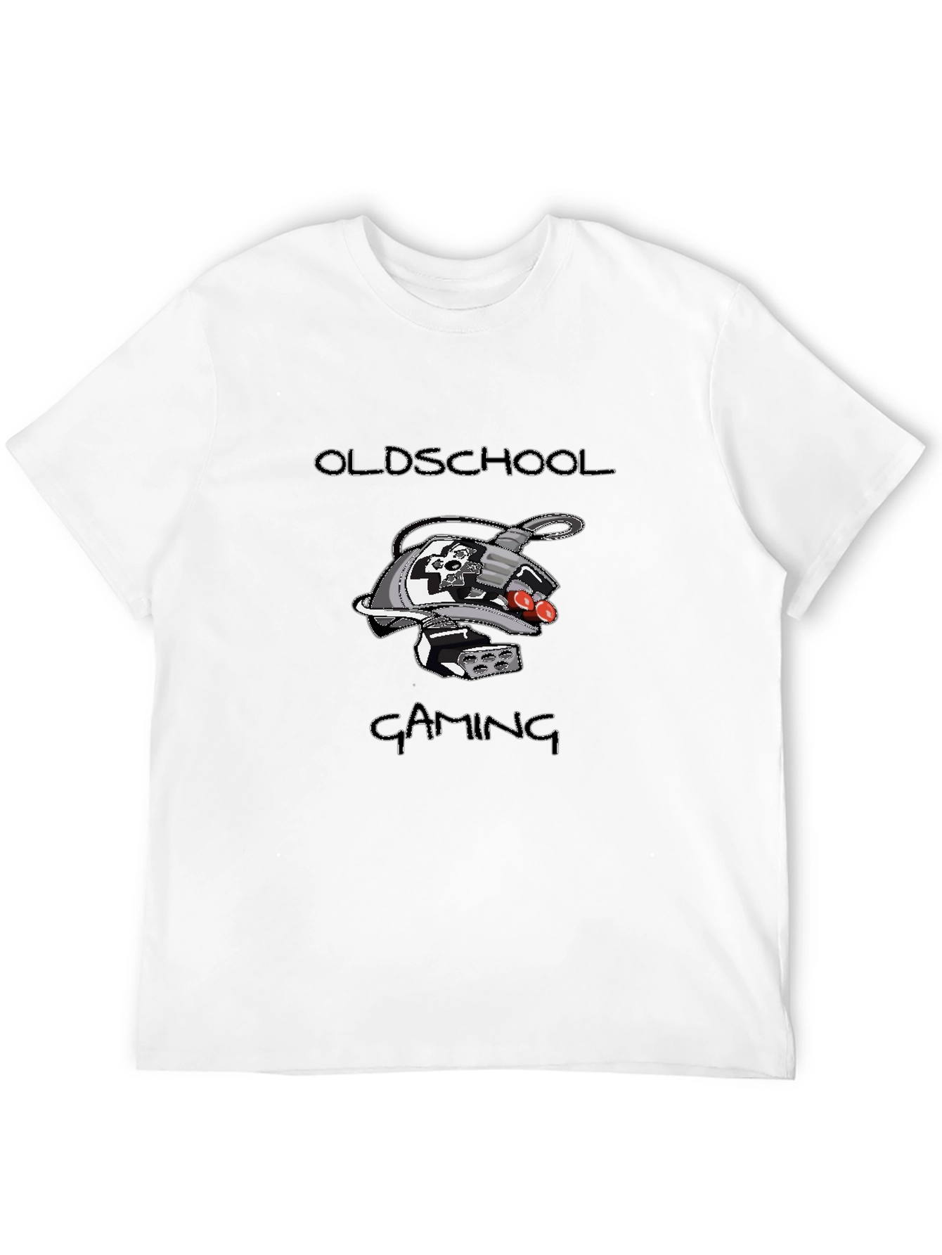 Oldschool Gaming Graphic Tee - Black