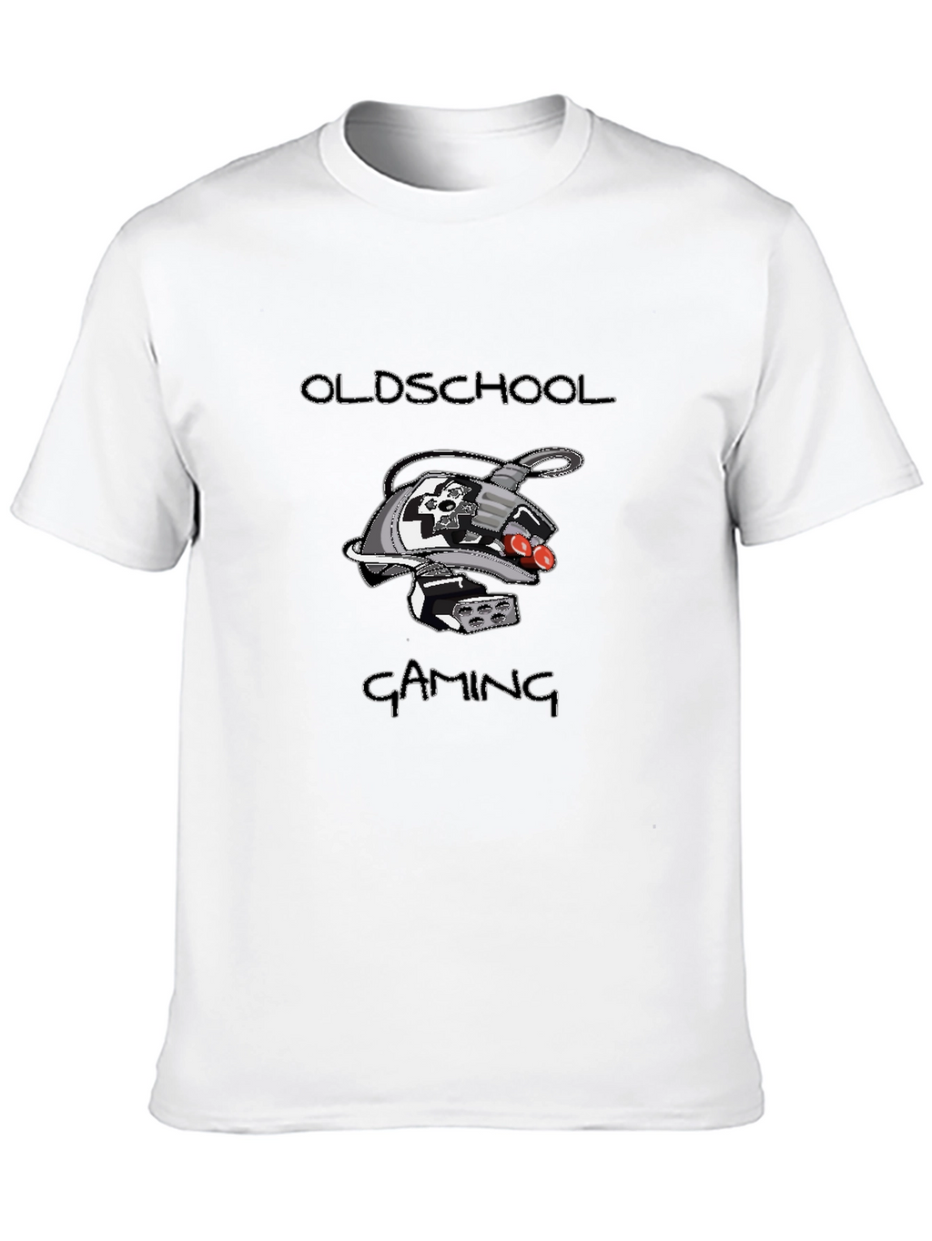 Oldschool Gaming Graphic Tee - Black