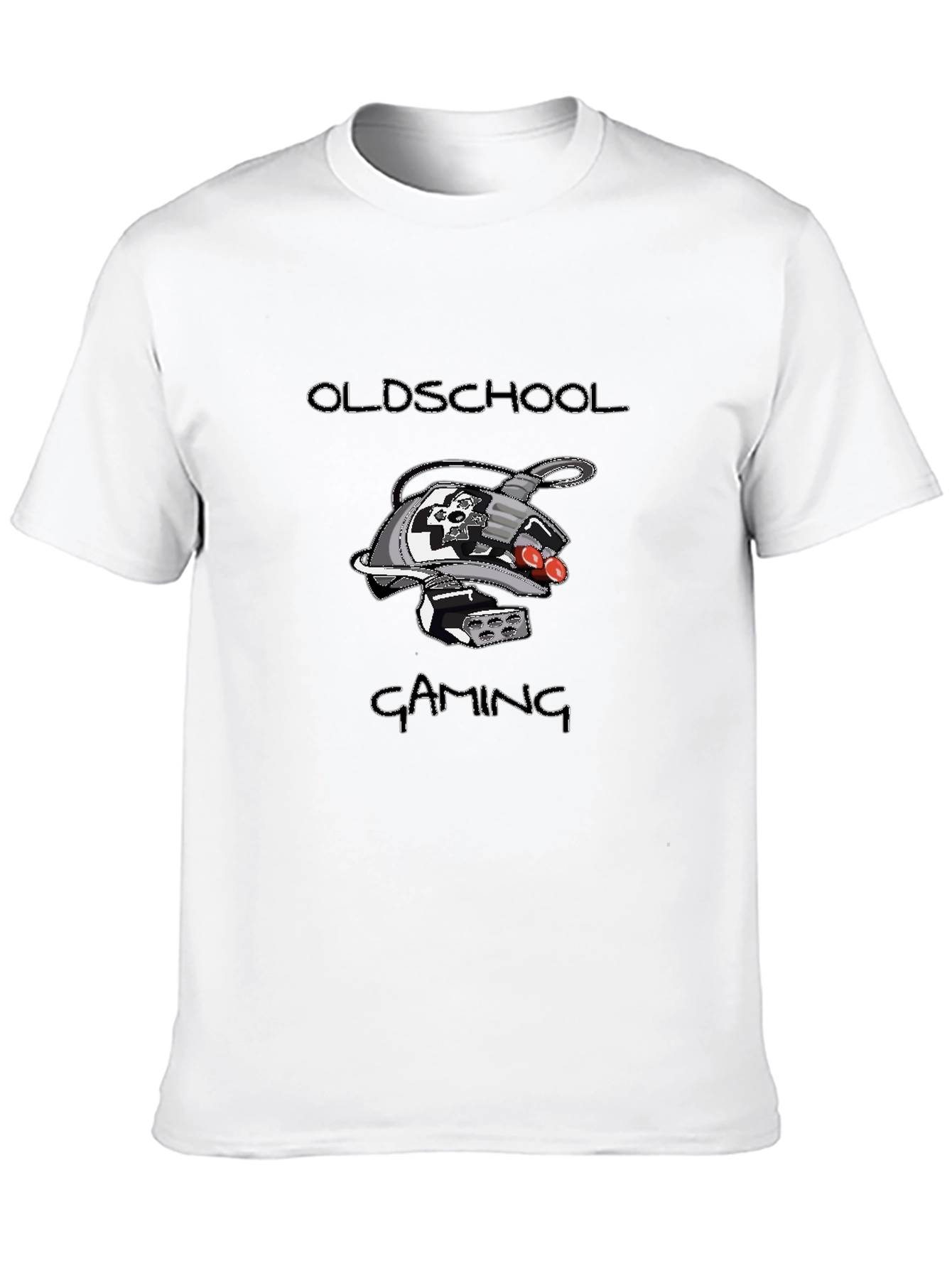 Oldschool Gaming Graphic Tee - Black