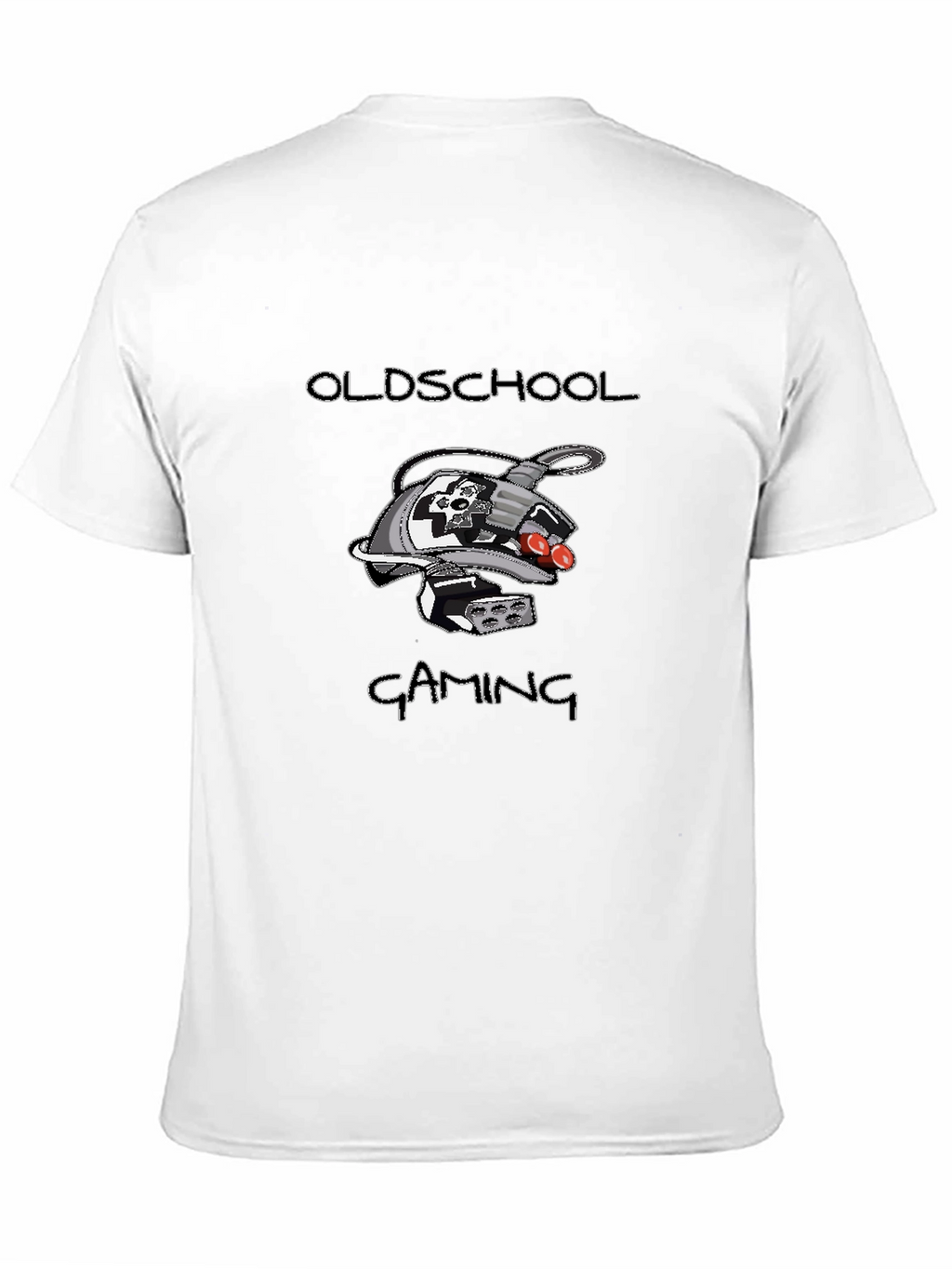 Oldschool Gaming Graphic Tee - Black