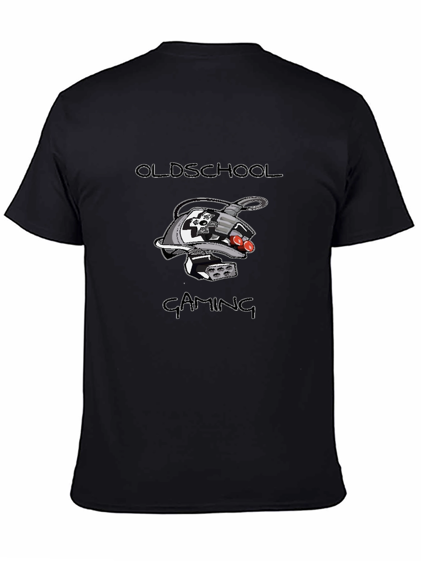 Oldschool Gaming Graphic Tee - Black