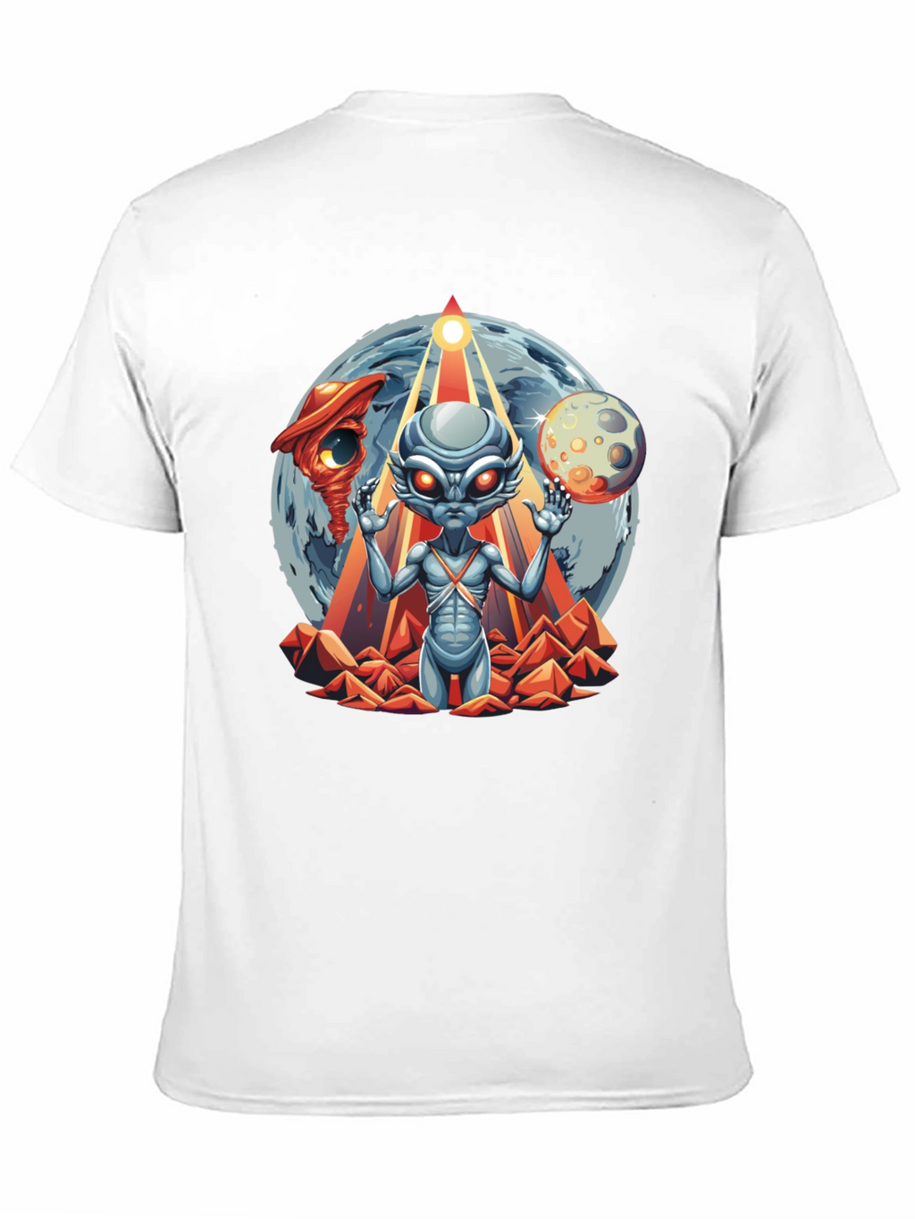 Alien Graphic T-Shirt: Sci-Fi Style Black Tee