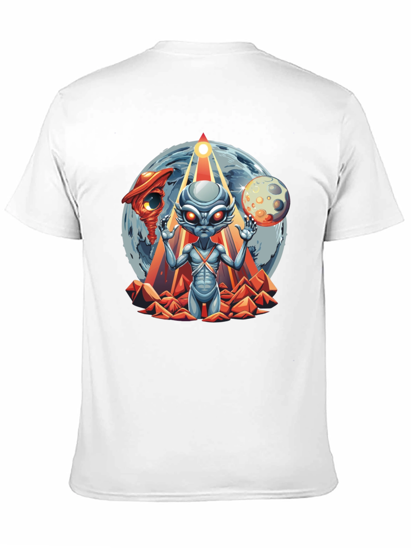 Alien Graphic T-Shirt: Sci-Fi Style Black Tee