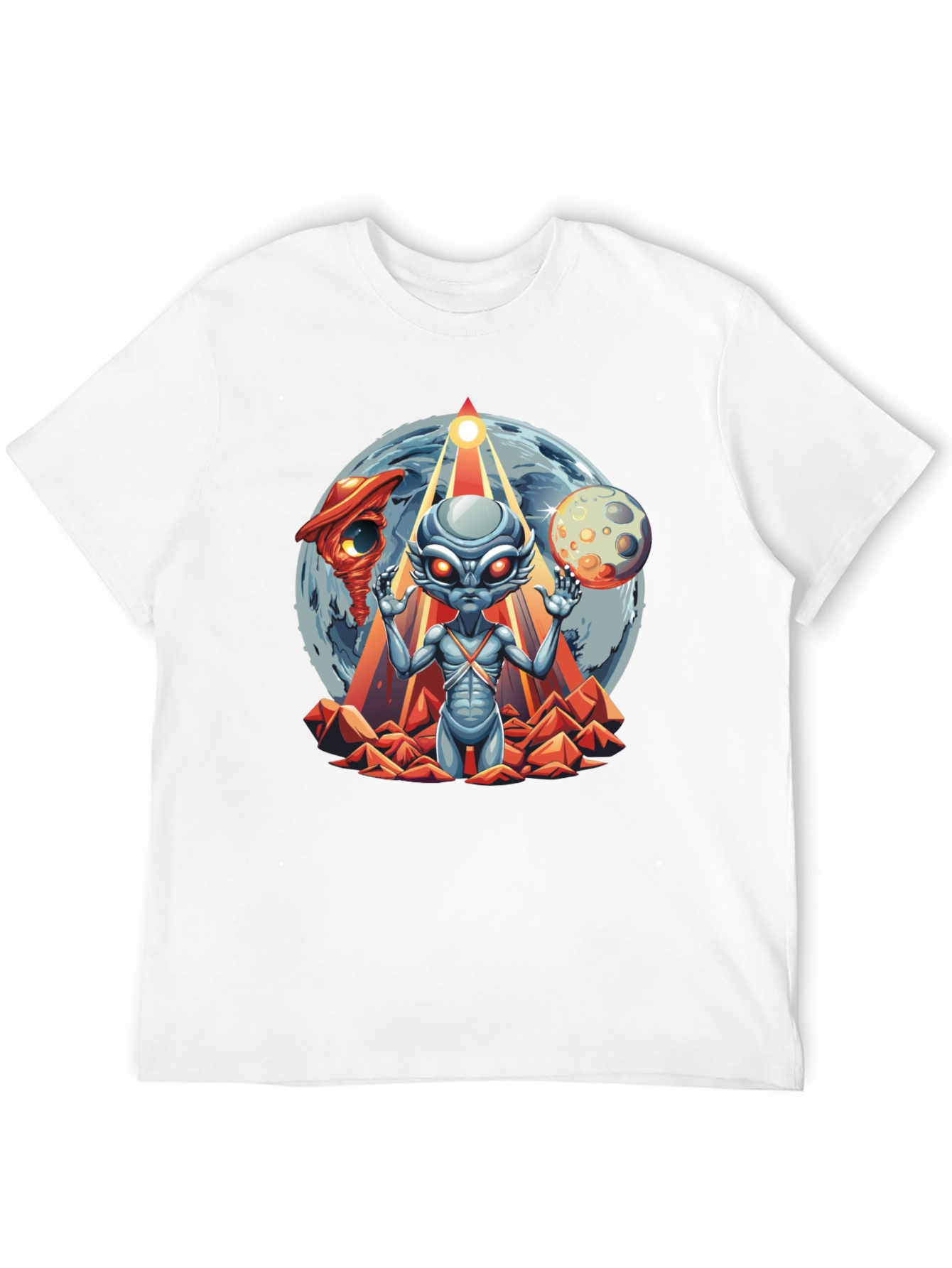 Alien Graphic T-Shirt: Sci-Fi Style Black Tee