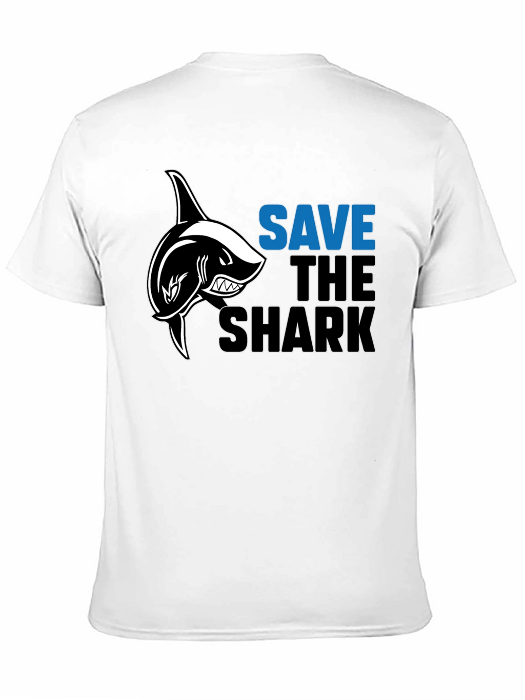 Save The Sharks Graphic Tee - Black