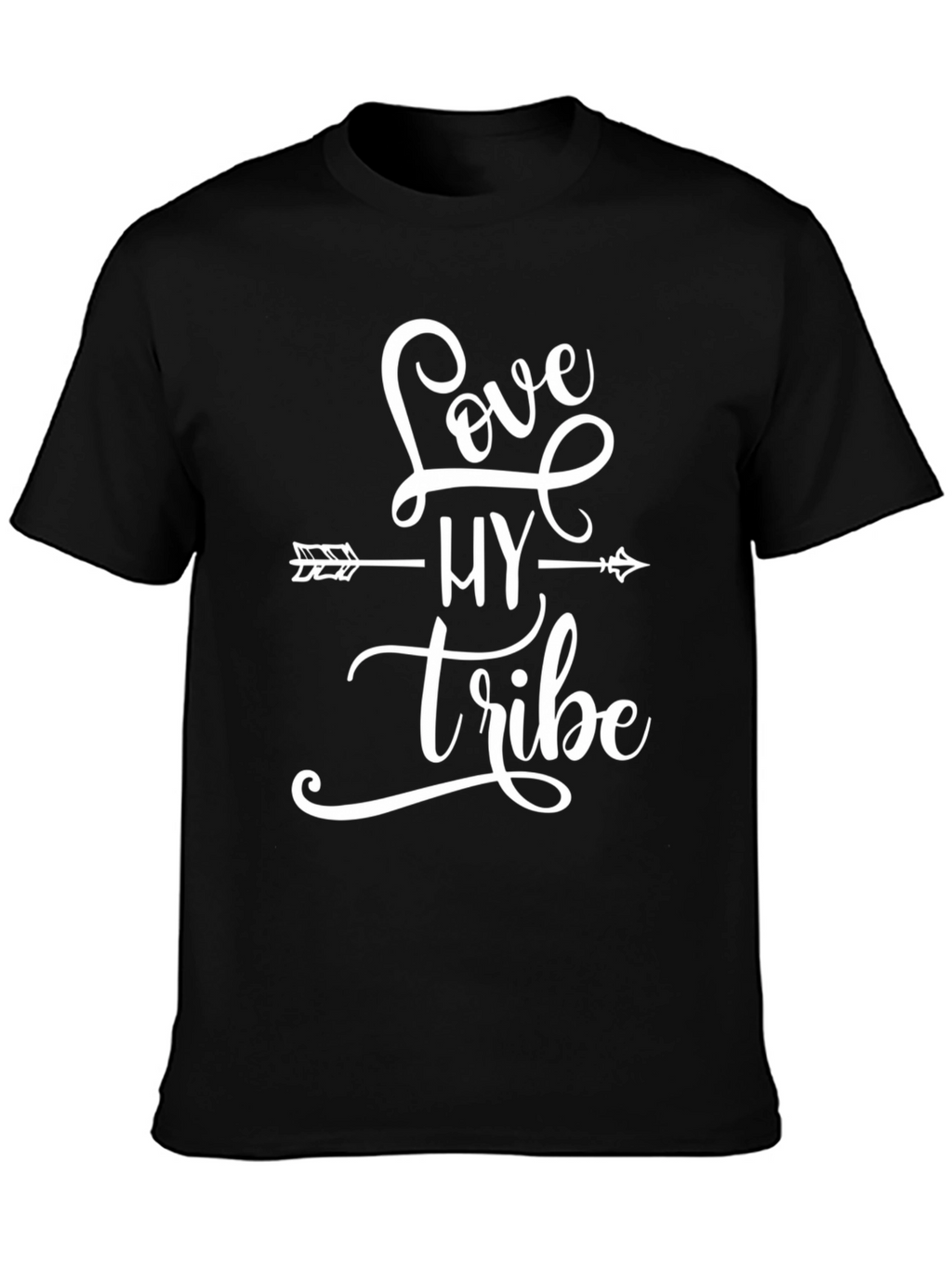 Love My Tribe Graphic T-Shirt - Casual Cotton Tee