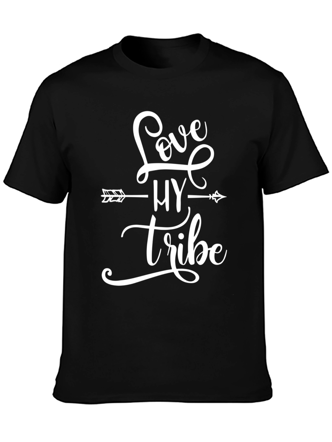 Love My Tribe Graphic T-Shirt - Casual Cotton Tee