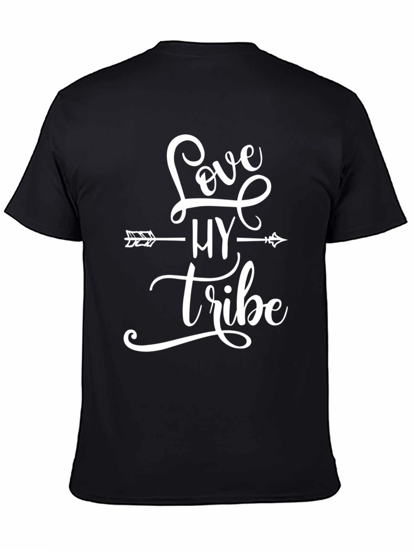 Love My Tribe Graphic T-Shirt - Casual Cotton Tee