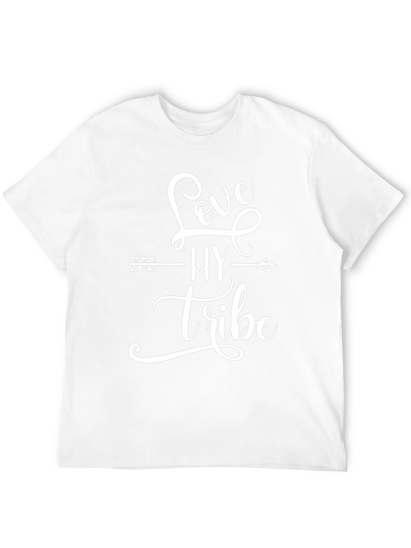 Love My Tribe Graphic T-Shirt - Casual Cotton Tee